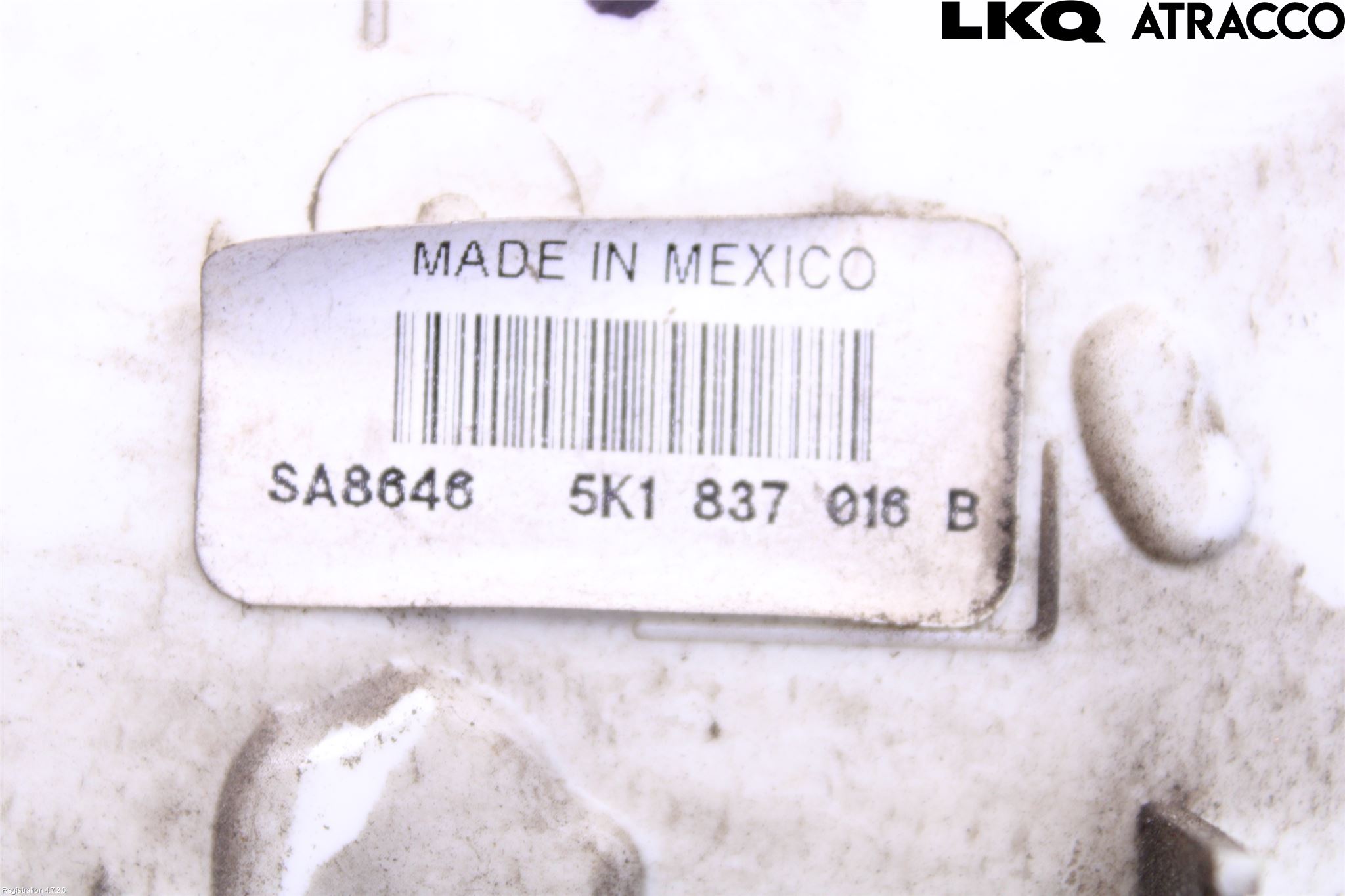 Volkswagen VW JETTA VI 11- Låskista-Dörrlås