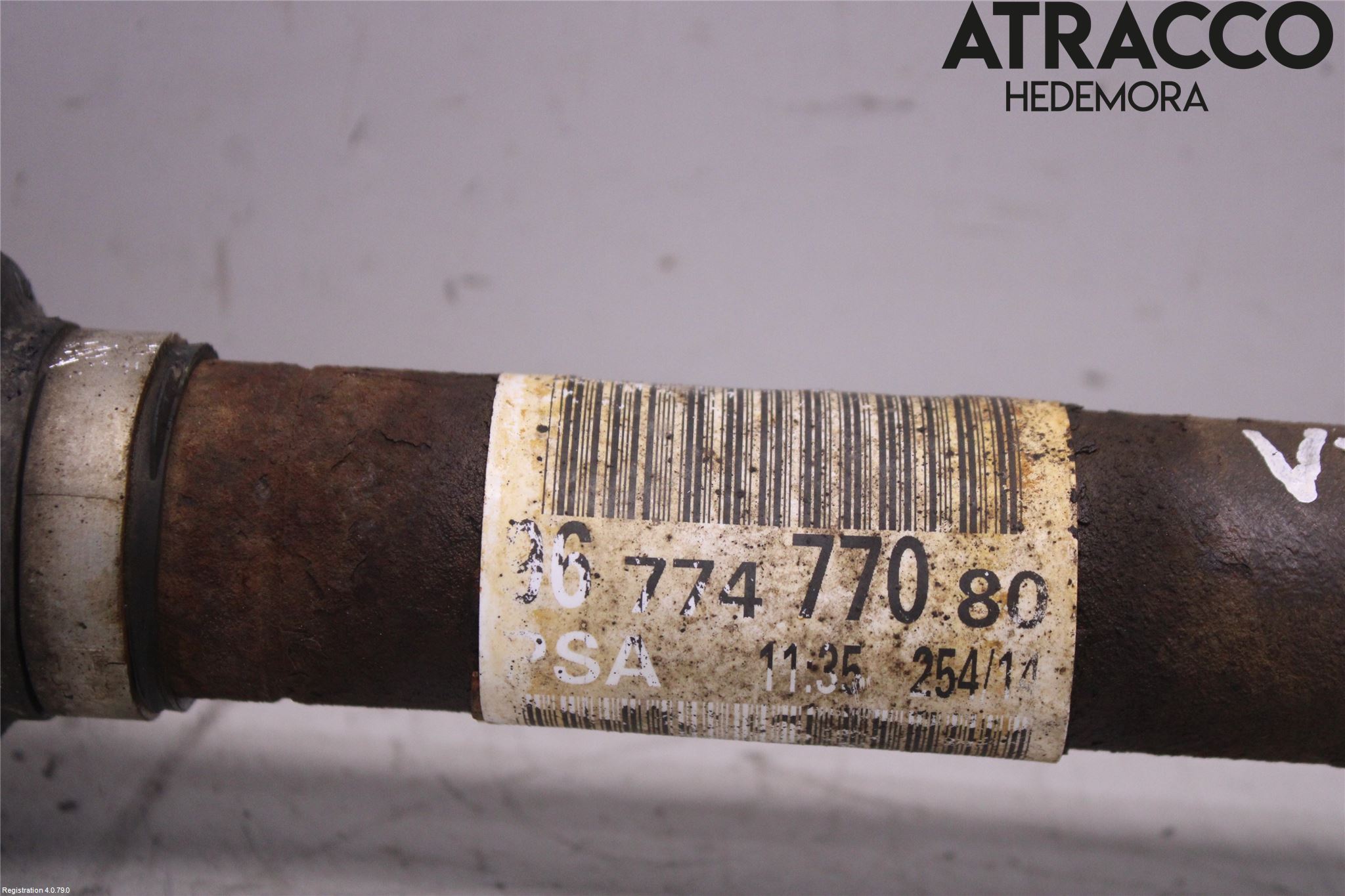 Citroen C4 CACTUS 14-20 Drivaxel Fram Vänster