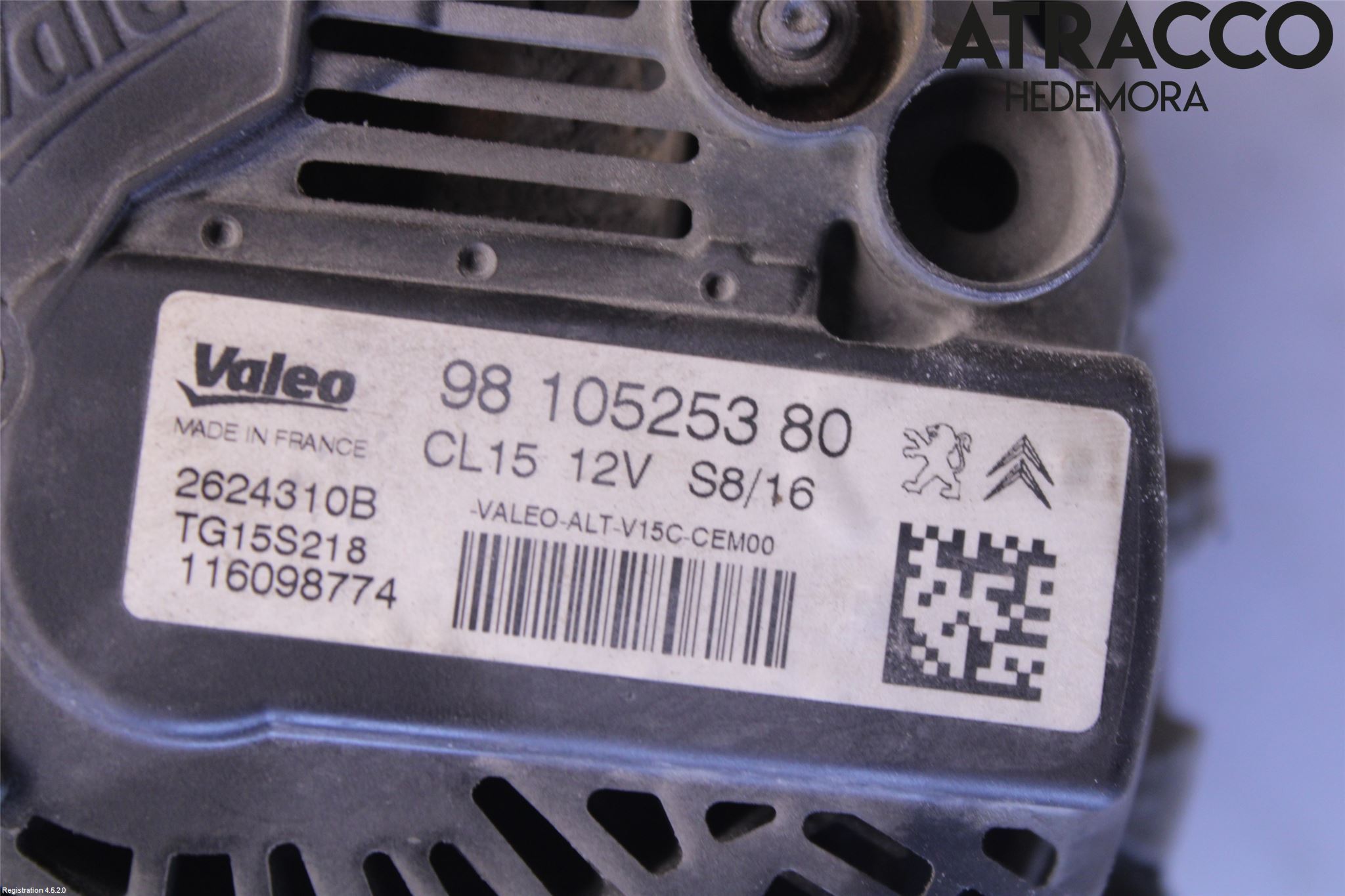 Peugeot PEUGOT 208 16-19 Generator