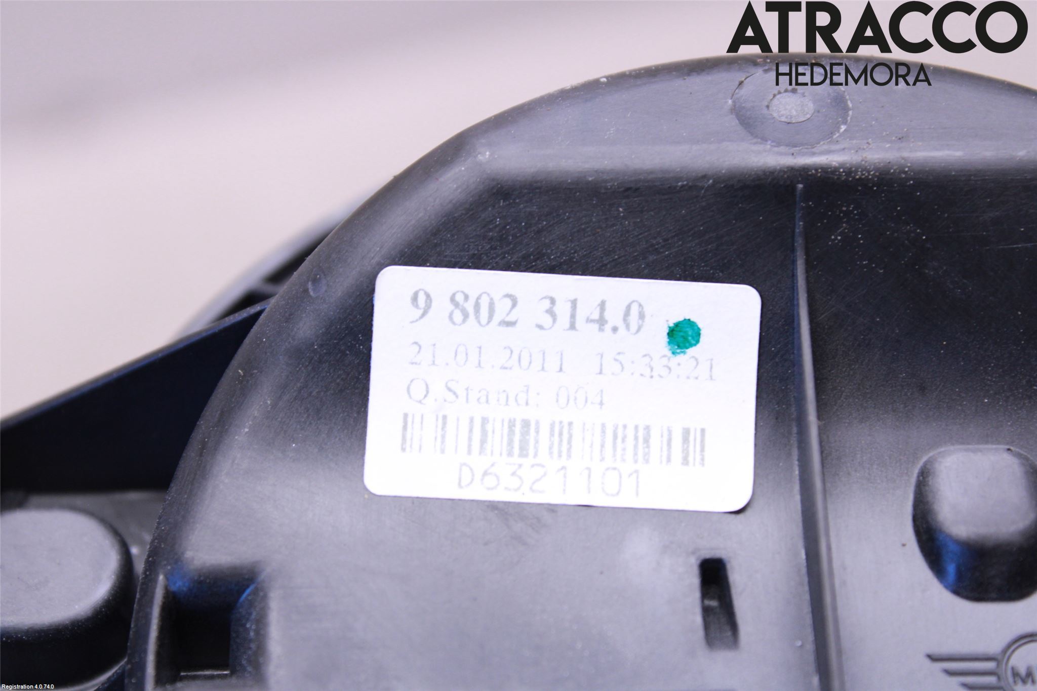 Mini COUPE R56 05-14 Bakluckehandtag