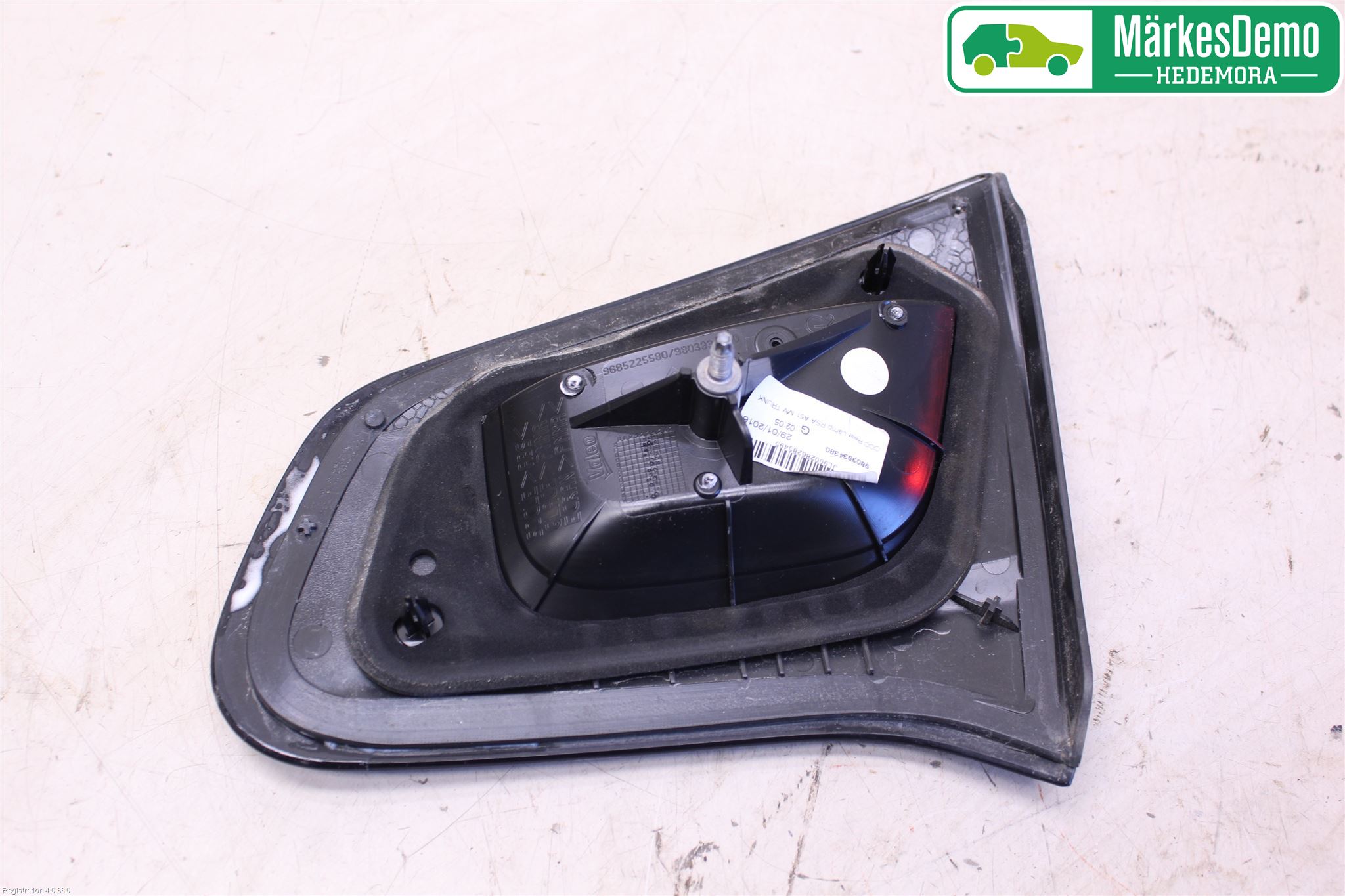 Citroen C3 10-17 Bakljus Lucka Vä