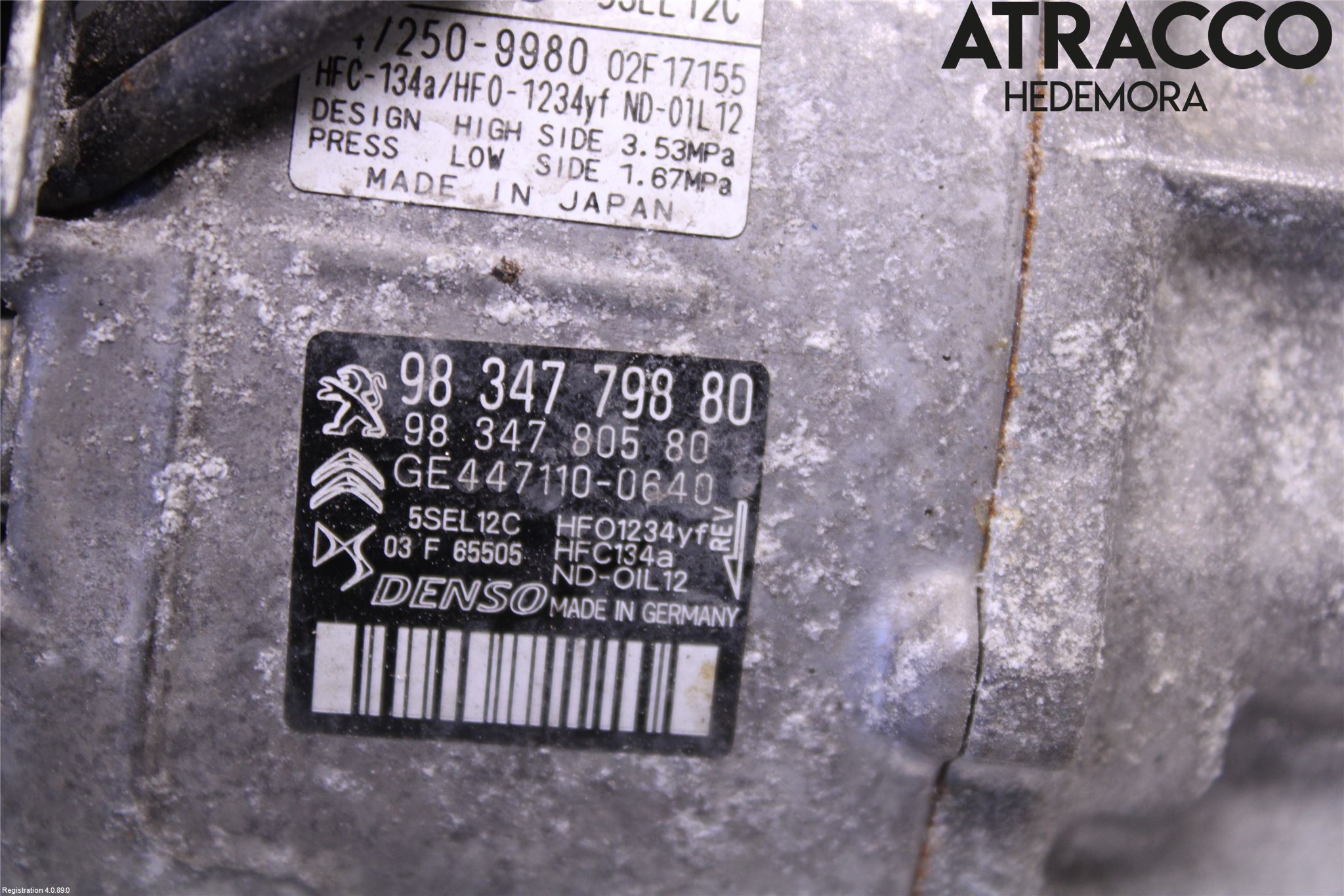 Peugeot 2008/E-2008 20- Ac Kompressor