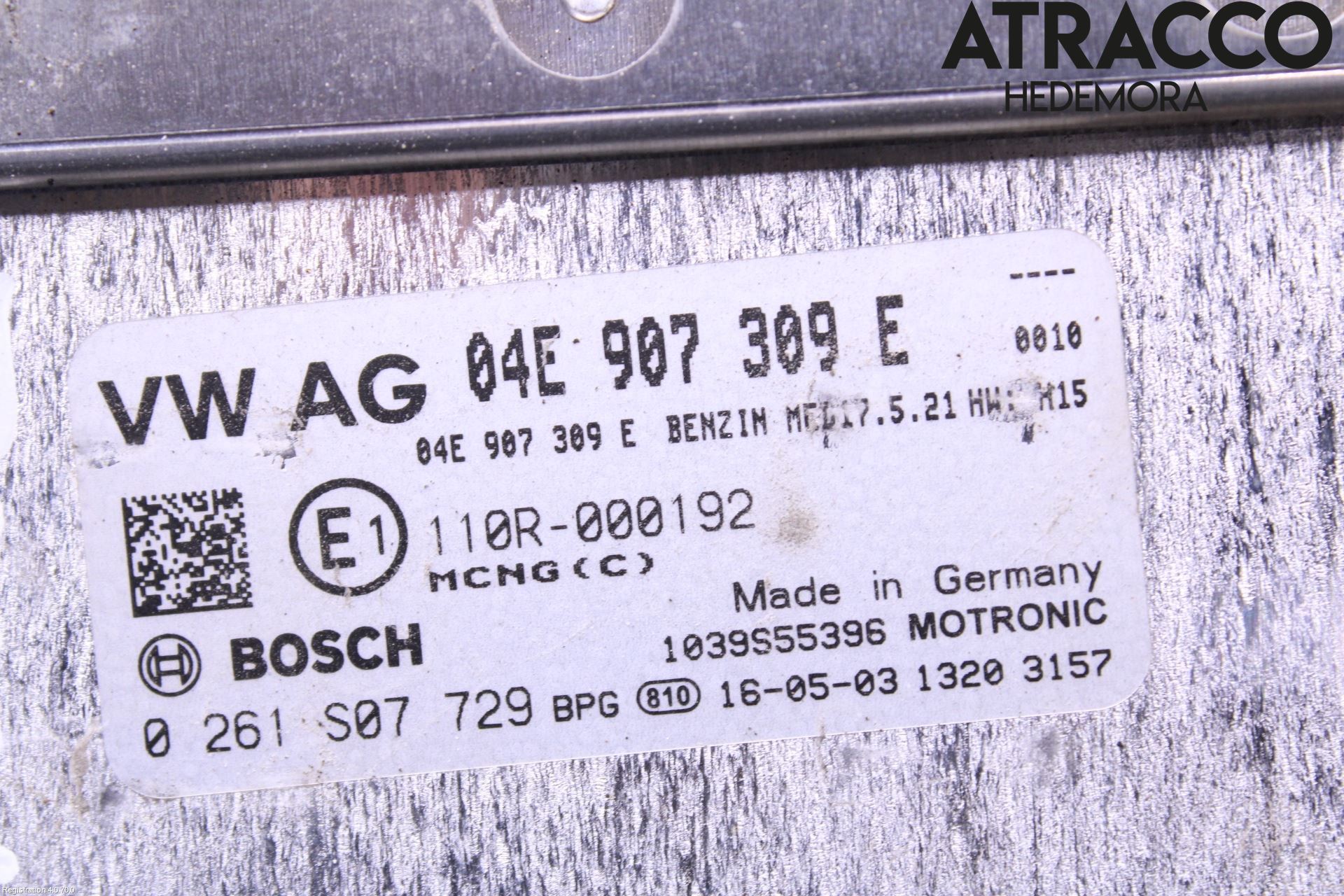 Volkswagen VW GOLF / E-GOLF VII 13-20 Styrenhet Insprut Bensin