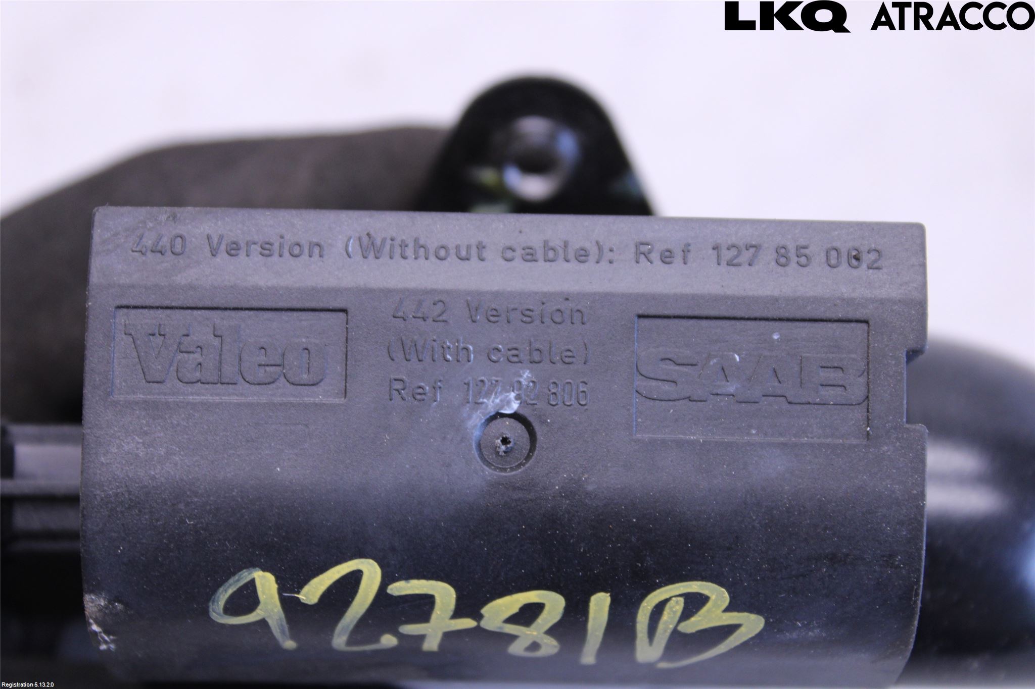 Saab 9-3 VER 2 Låskista Baklucka