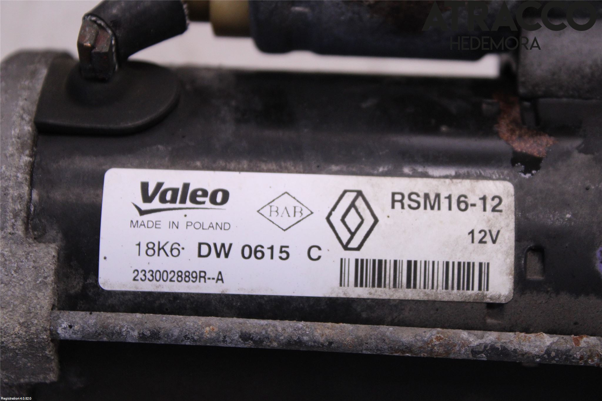 Fiat TALENTO 16- Startmotor Diesel