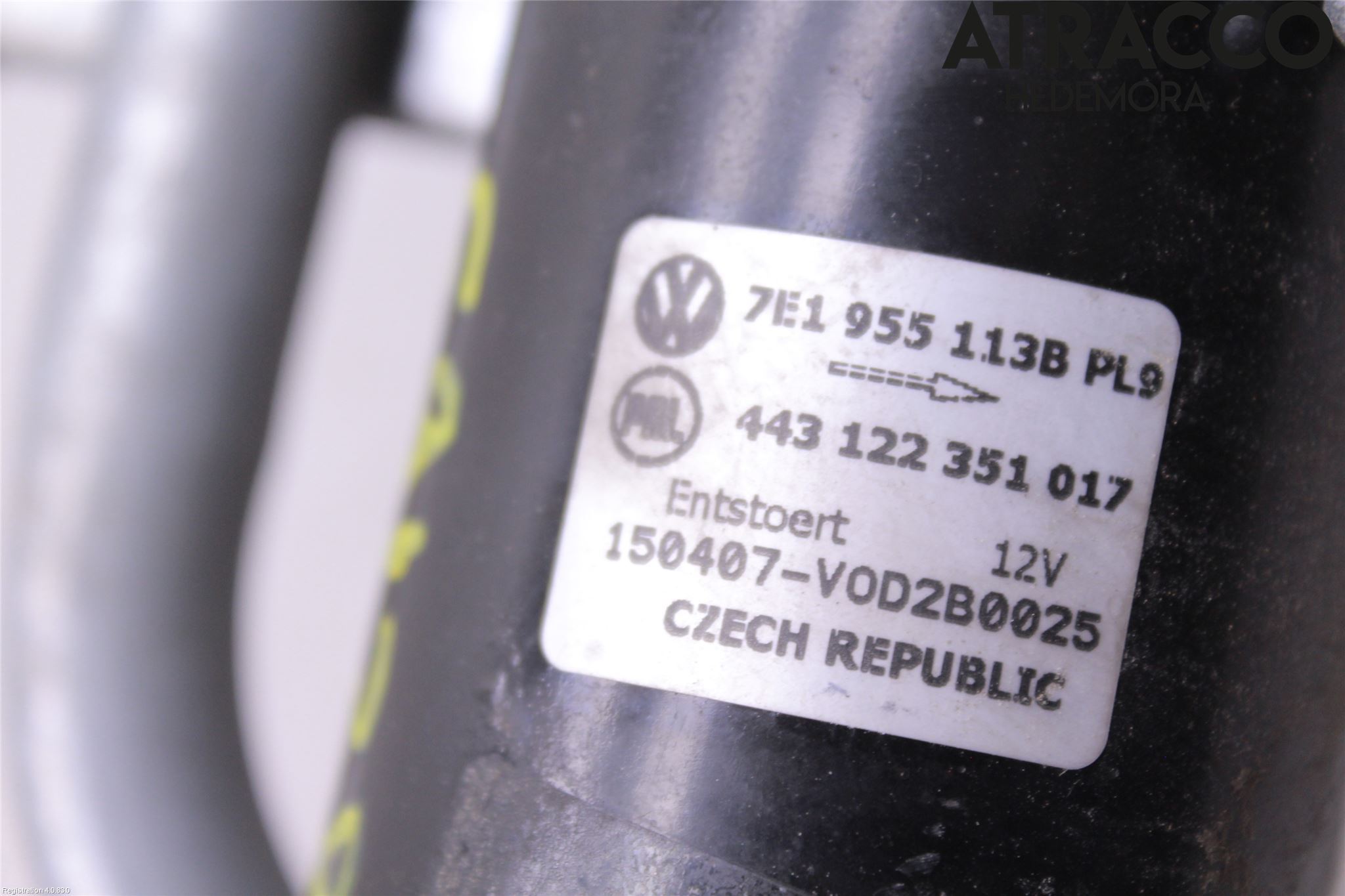 Volkswagen VW TRANSP/CARAVELLE (T5) 04-15 Torkarmotor Vindruta