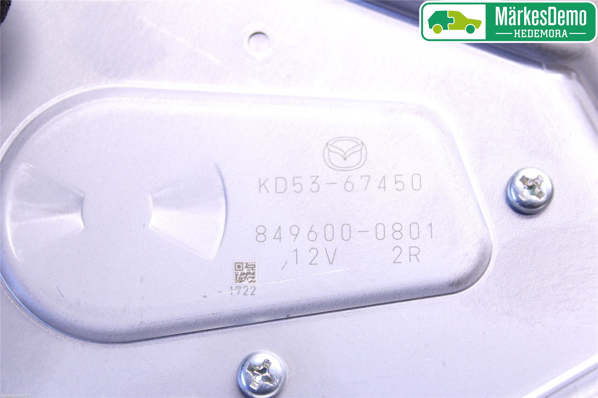 Mazda CX-5 12-17 Torkarmotor Baklucka