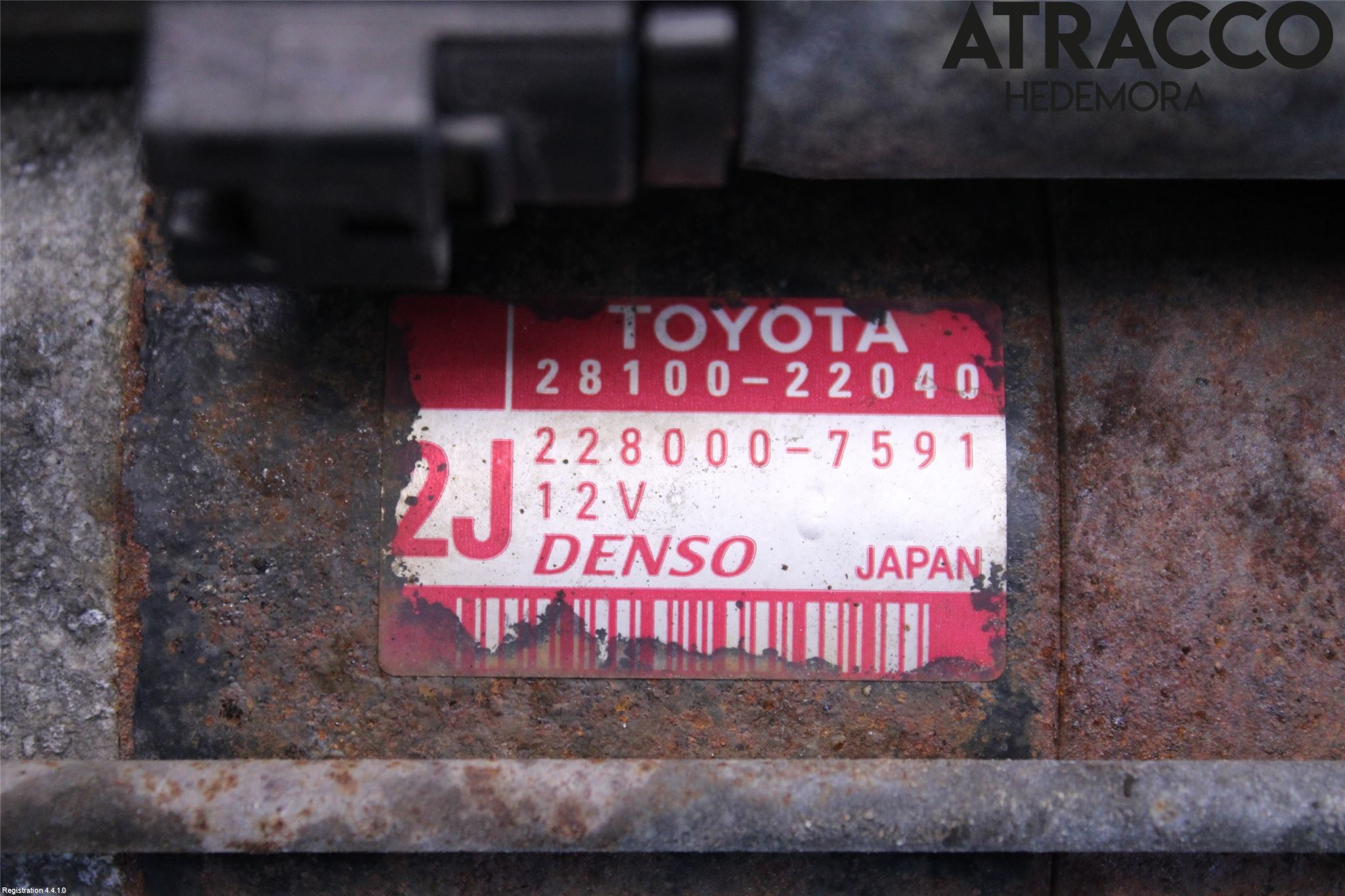 Toyota COROLLA 02-07 Startmotor