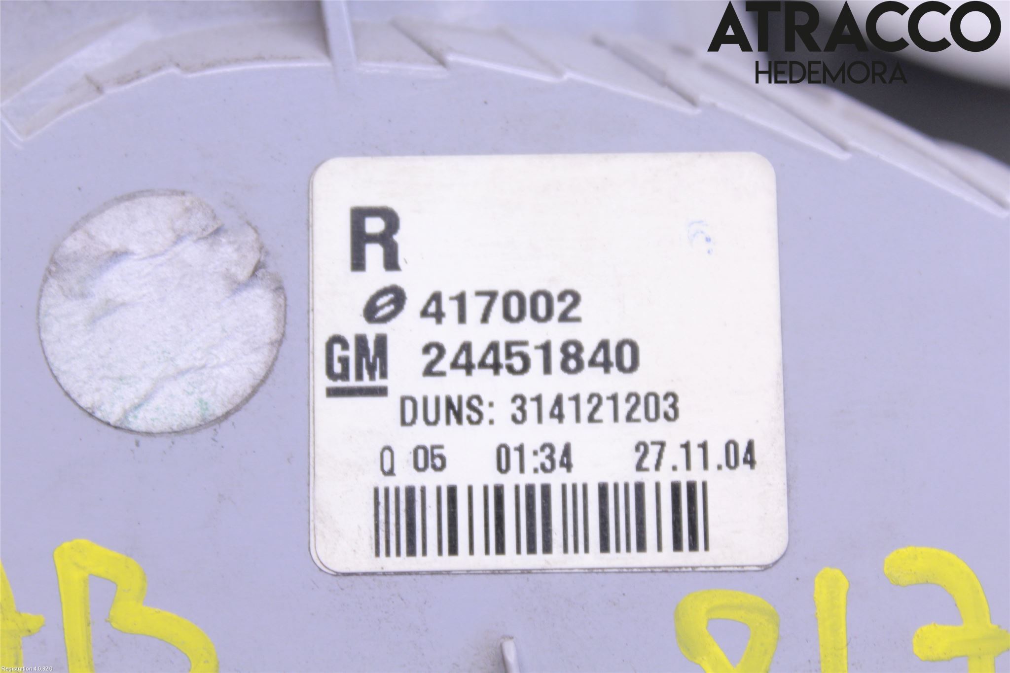 Opel ASTRA H 04-12 Bakljus Höger