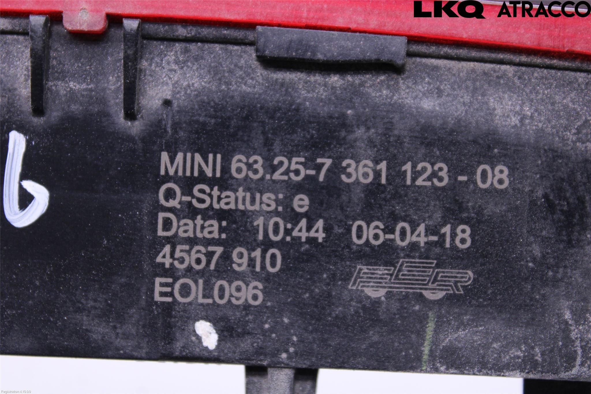 Mini COUNTRYMAN F60 17-23 Bromsljus Bakruta