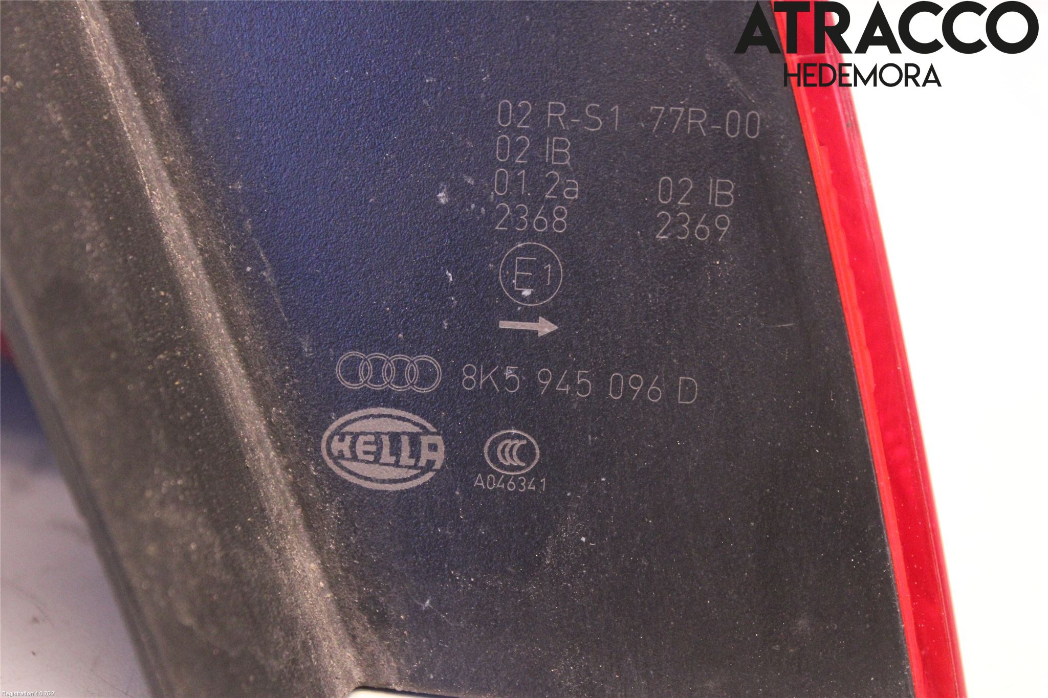 Audi A4/S4 08-11 Bakljus Höger