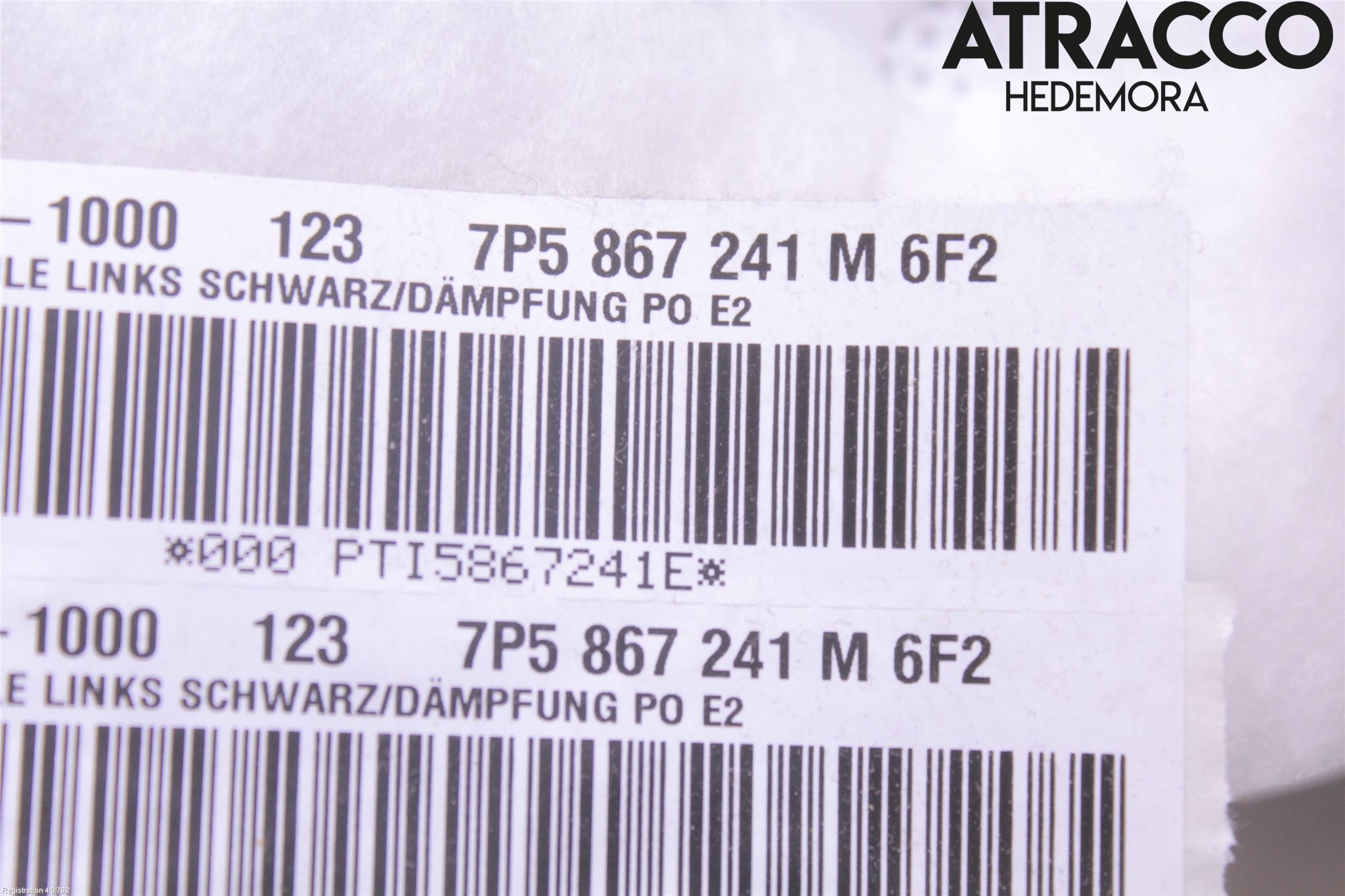 Porsche CAYENNE 03- Inr Plastd A-B-C Stolpe