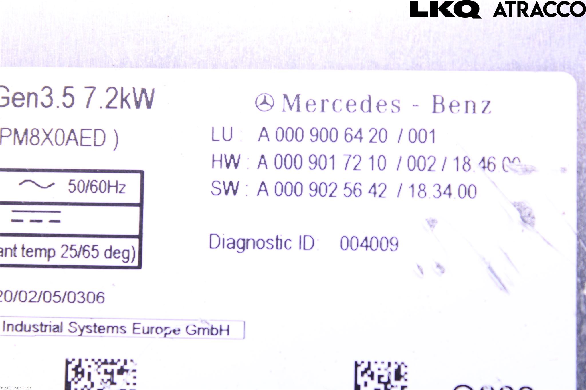 Mercedes-Benz MB C-KLASS (W205) 14-21 Batteriladdare Högspänning