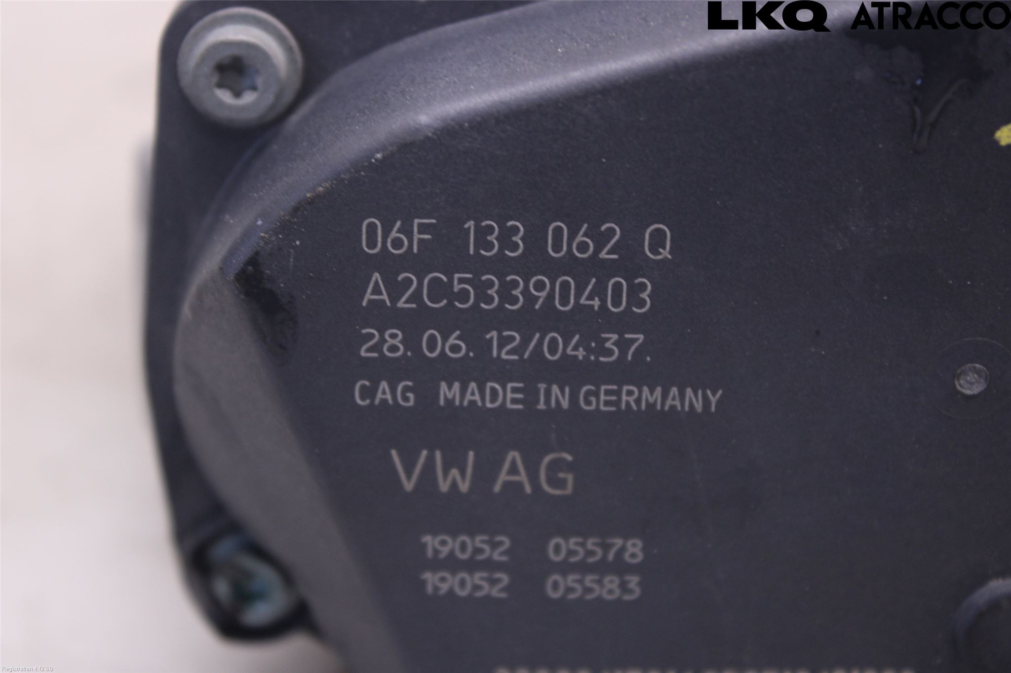 Volkswagen VW BEETLE 12- Injspjällhus