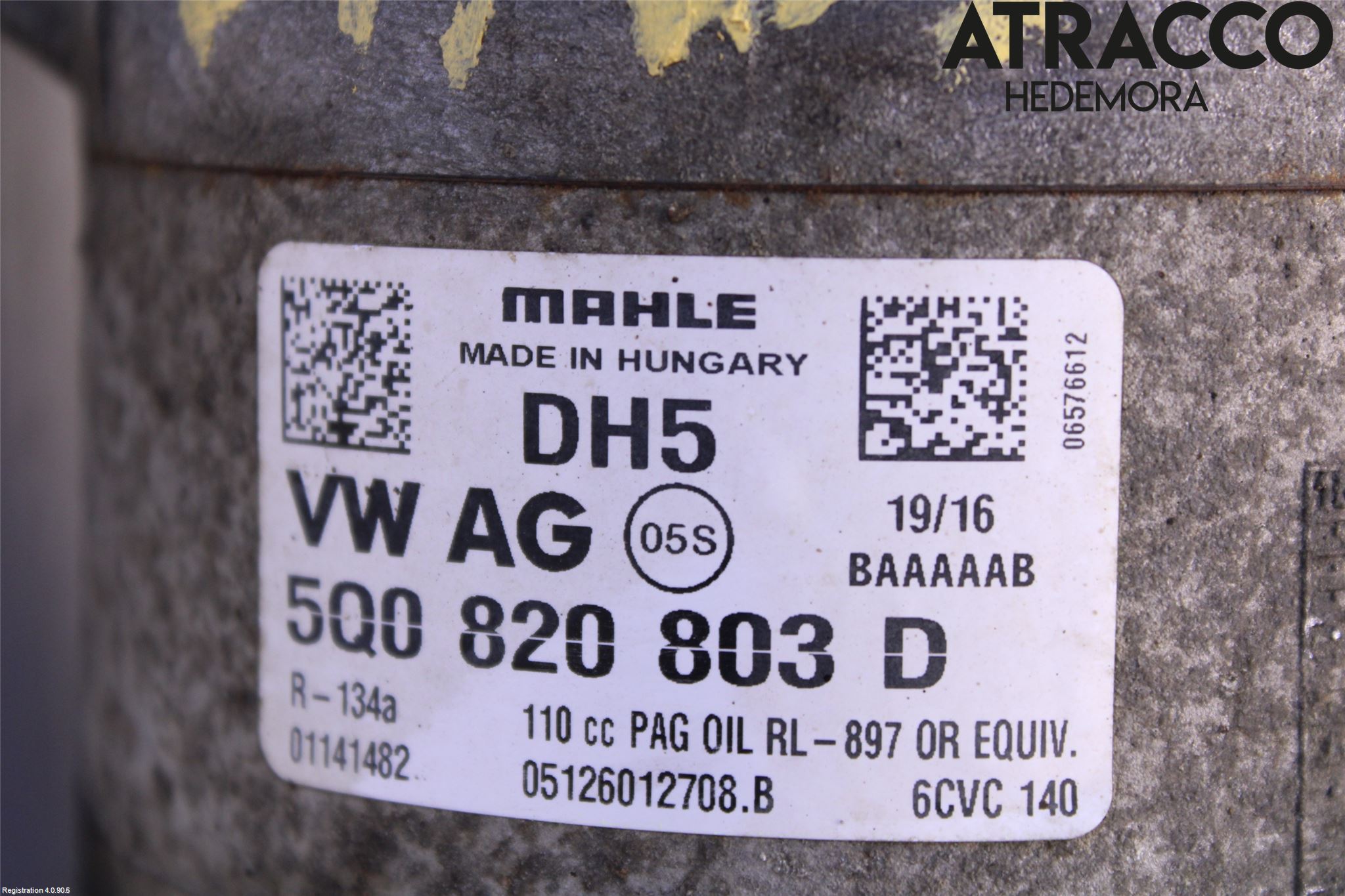 Volkswagen VW CADDY 16-20 Ac Kompressor