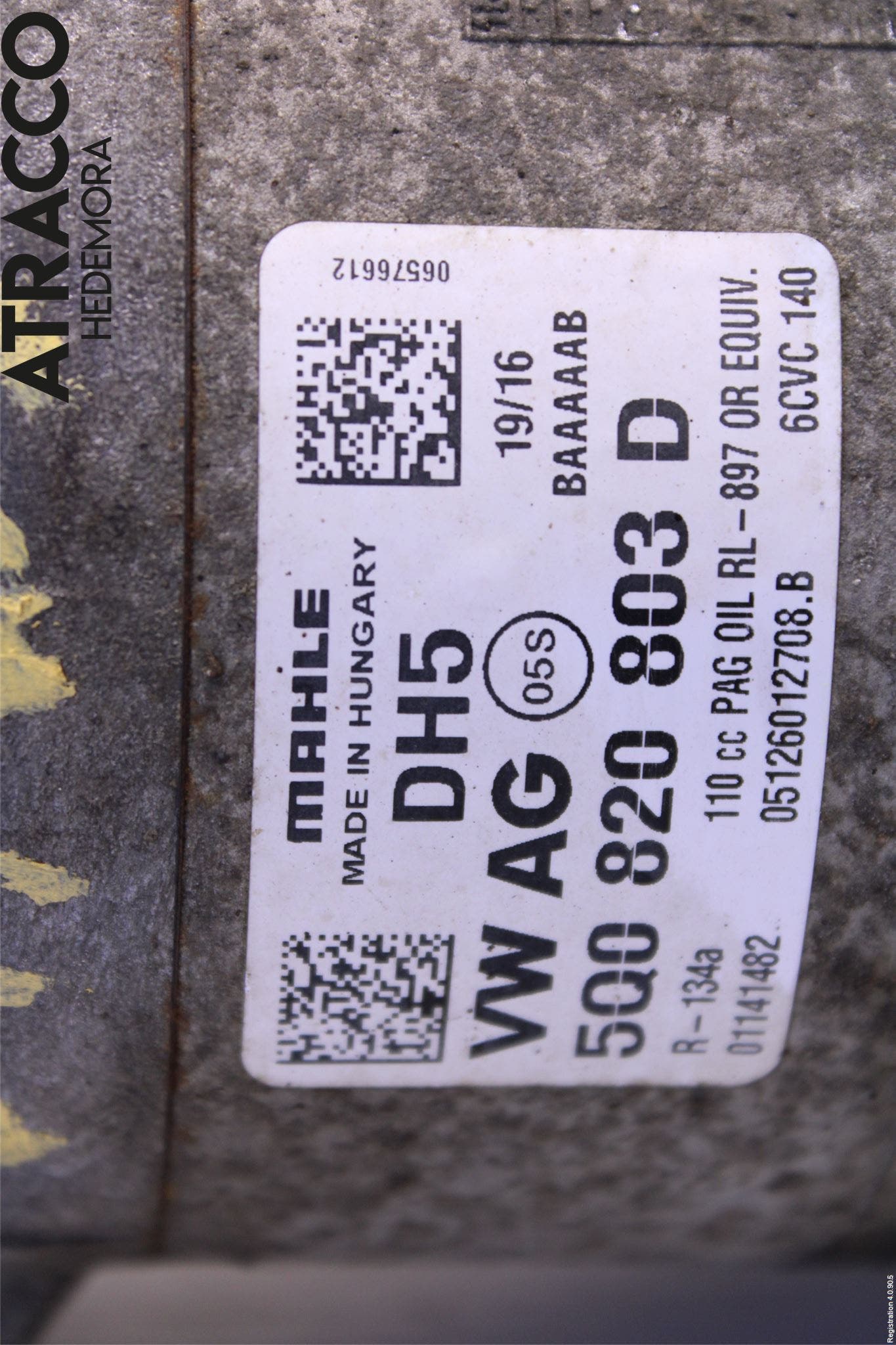 Volkswagen VW CADDY 16-20 Ac Kompressor