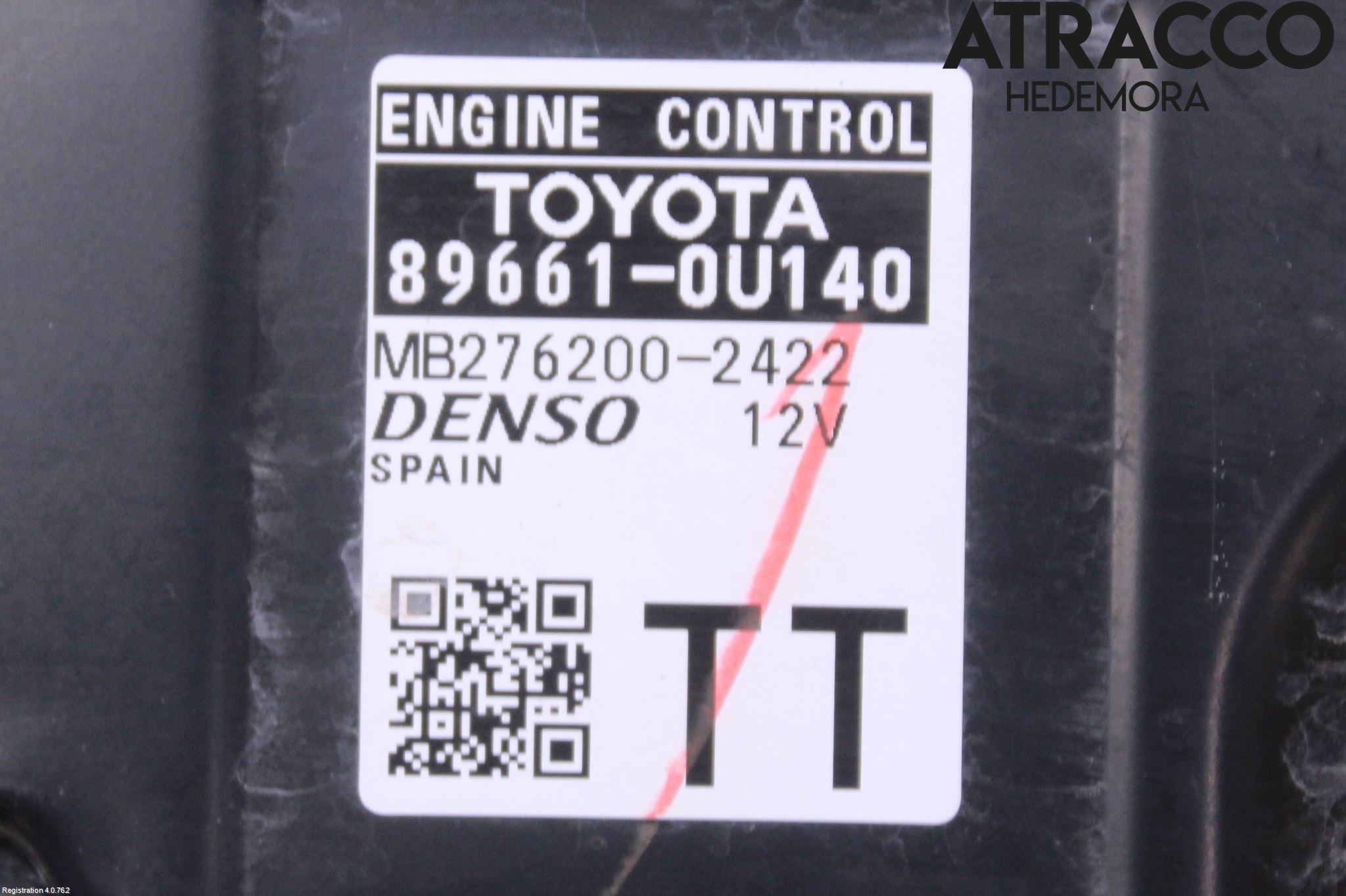 Toyota YARIS XP130 15-20 Styrenhet Insprut Bensin