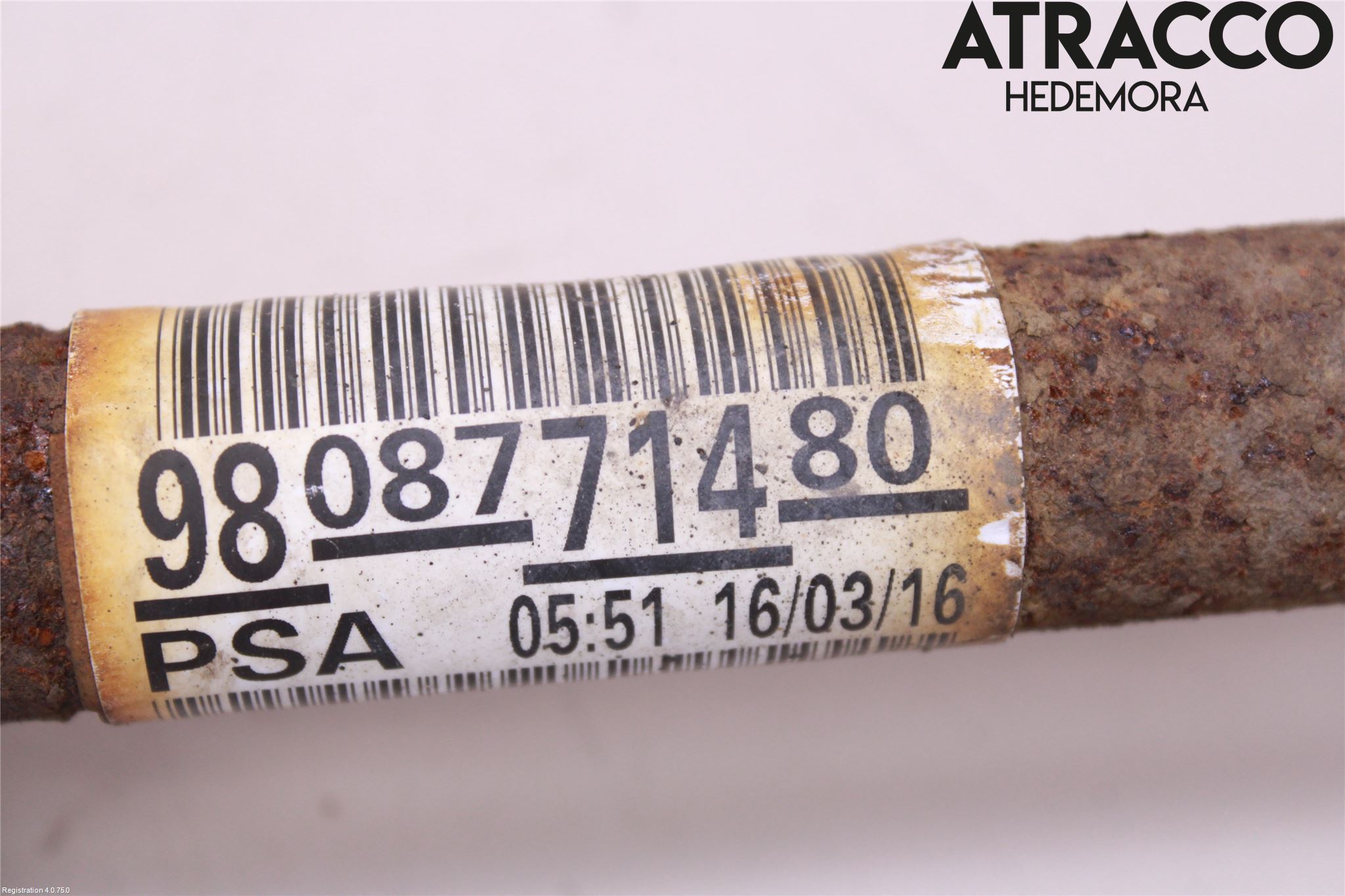 Citroen C4 GRAND PICASSO 14-18 Drivaxel Fram Vänster