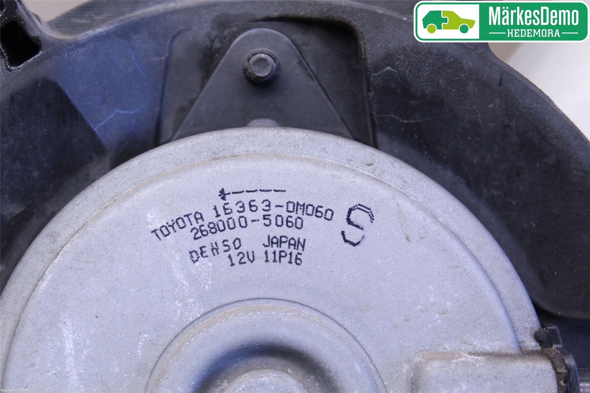 Toyota YARIS XP130 12-14 Kylfläkt El