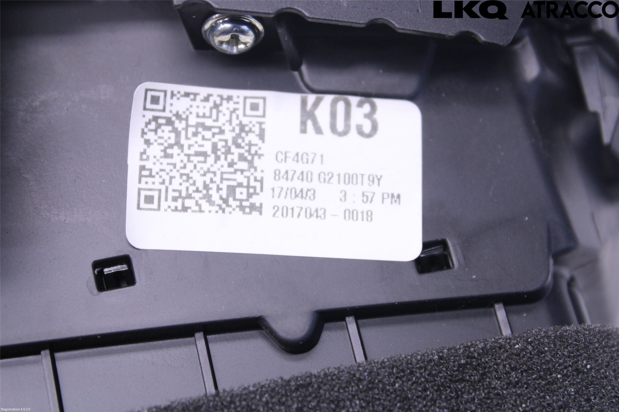 Hyundai IONIQ AE 17-22 Instrument-Radio Sarg