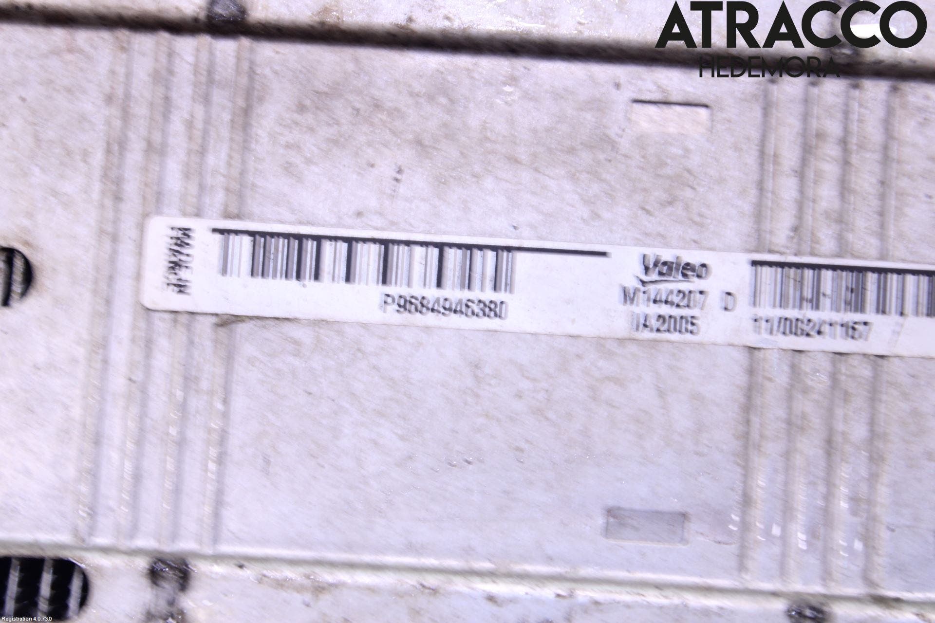 Peugeot 508 11-18 Laddluft-Intercooler Kyl