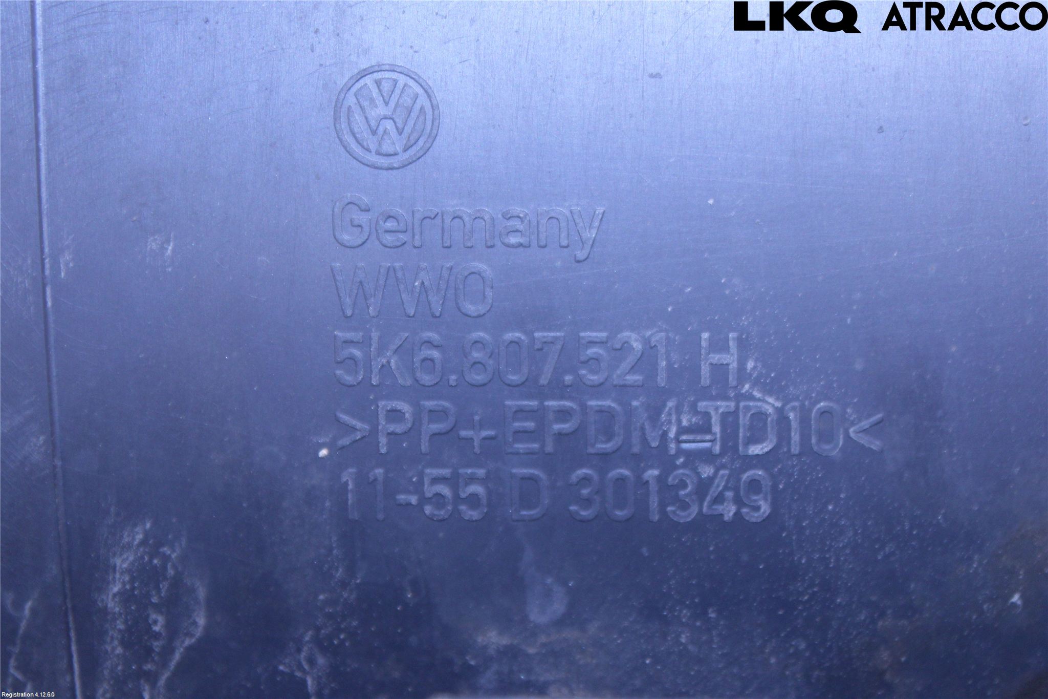Volkswagen VW GOLF VI 09-13 Spoiler Bak