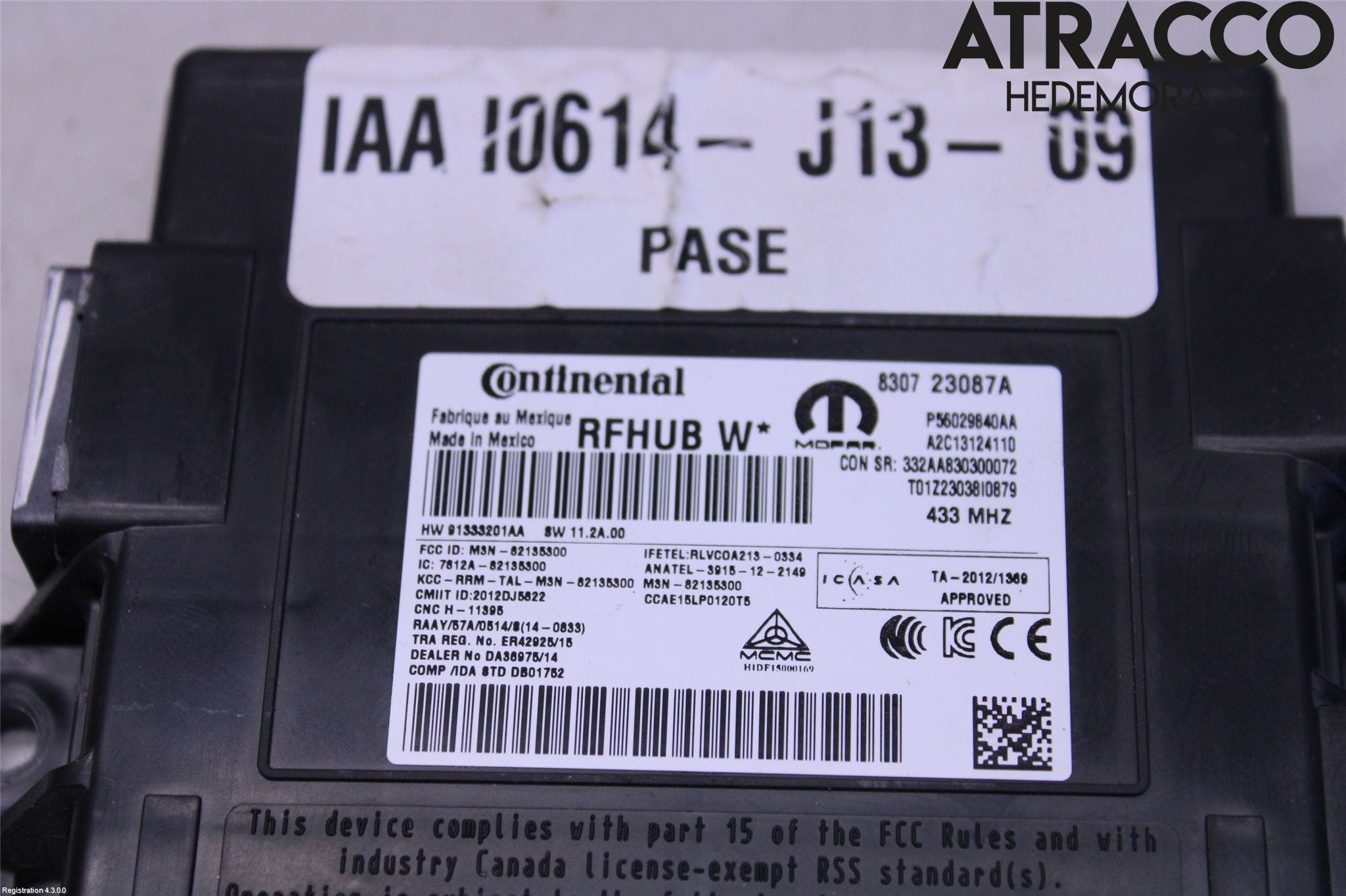 Jeep GRAND CHEROKEE 10-20 Styrenhet Nyckellöst System