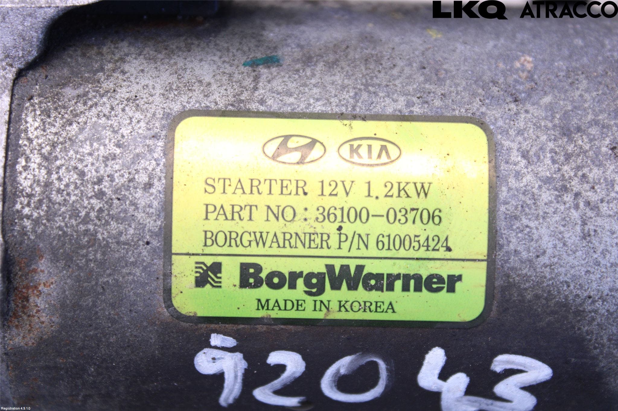 Kia CEED/CEED SW 19- Startmotor