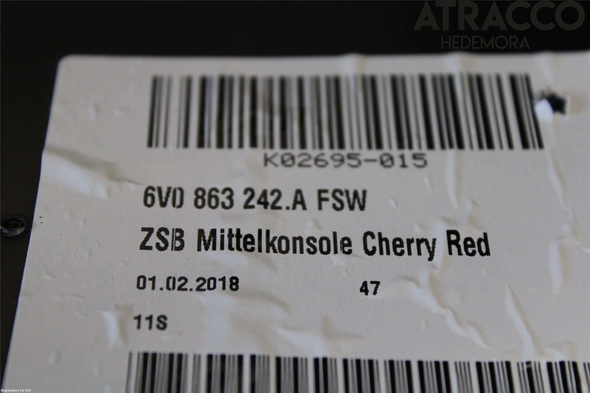 Skoda FABIA 15-21 Inr Tunnelfack