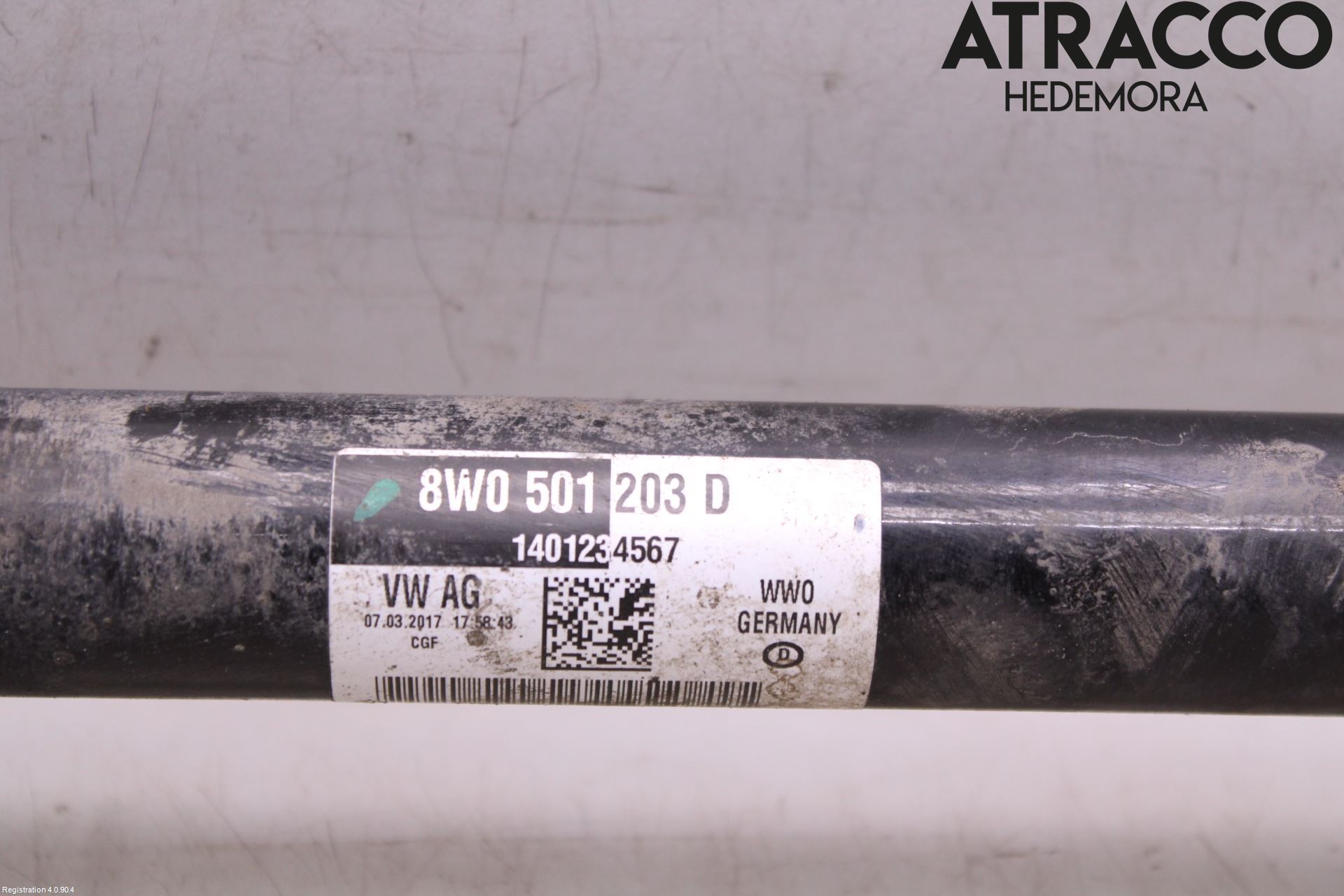 Audi A5 17- Drivaxel Bak Vänster