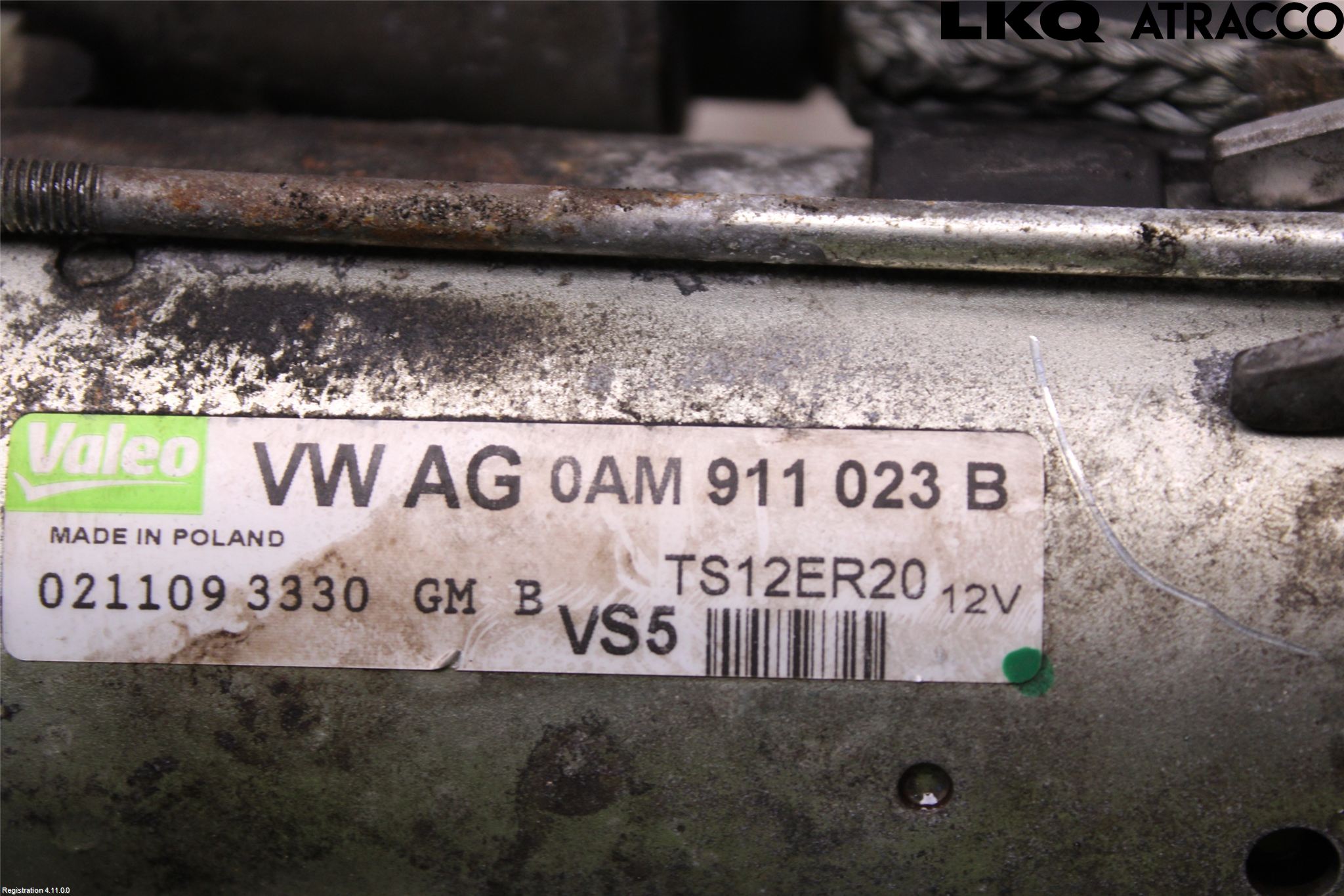 Volkswagen VW TOURAN 03-10 Startmotor