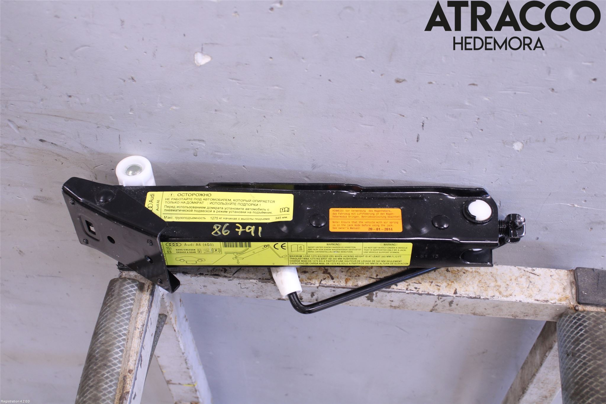 Audi A7/S7 4G 11-17 Domkraft