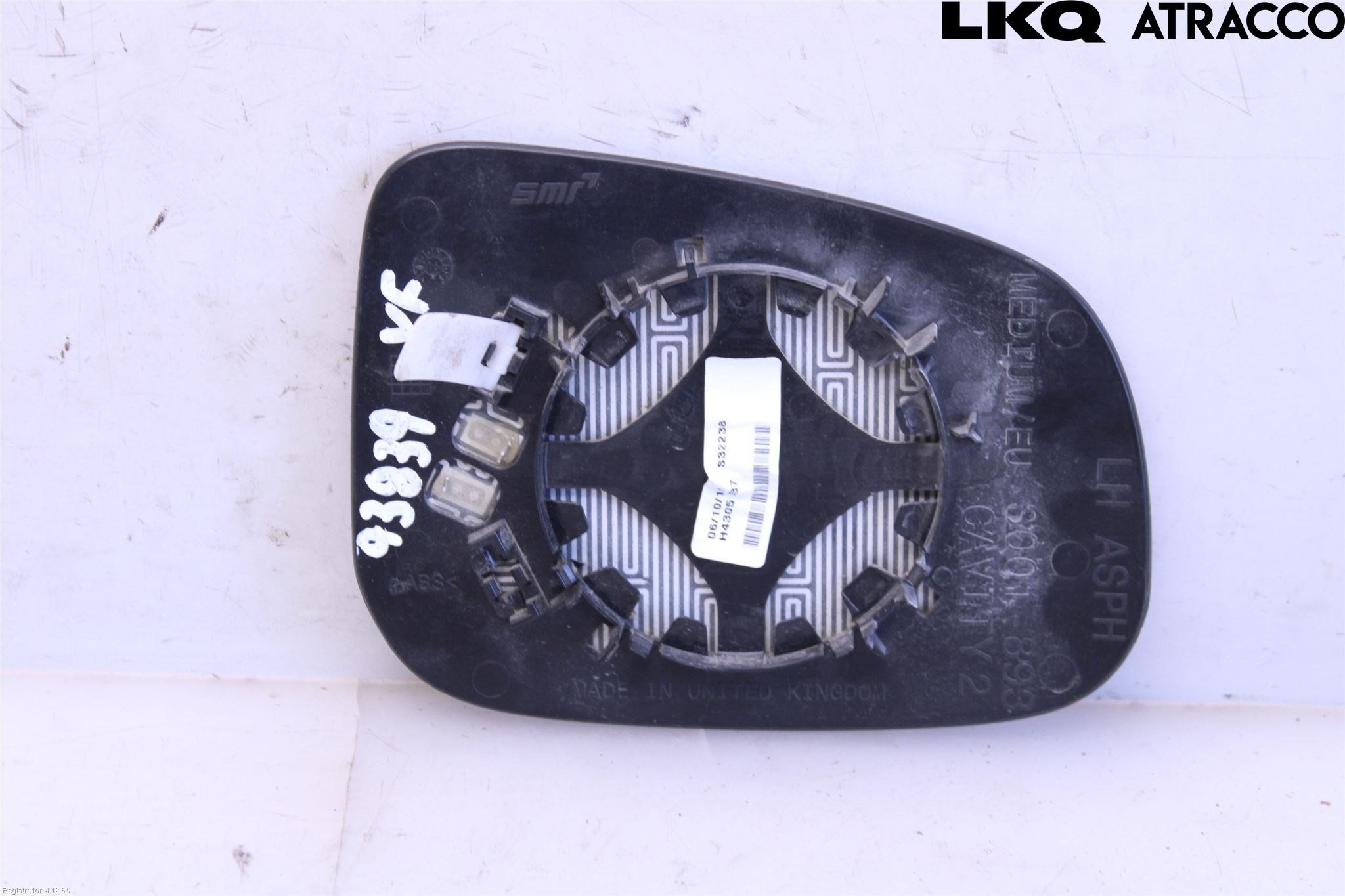 Volvo V60 14-18 Spegelglas Vä