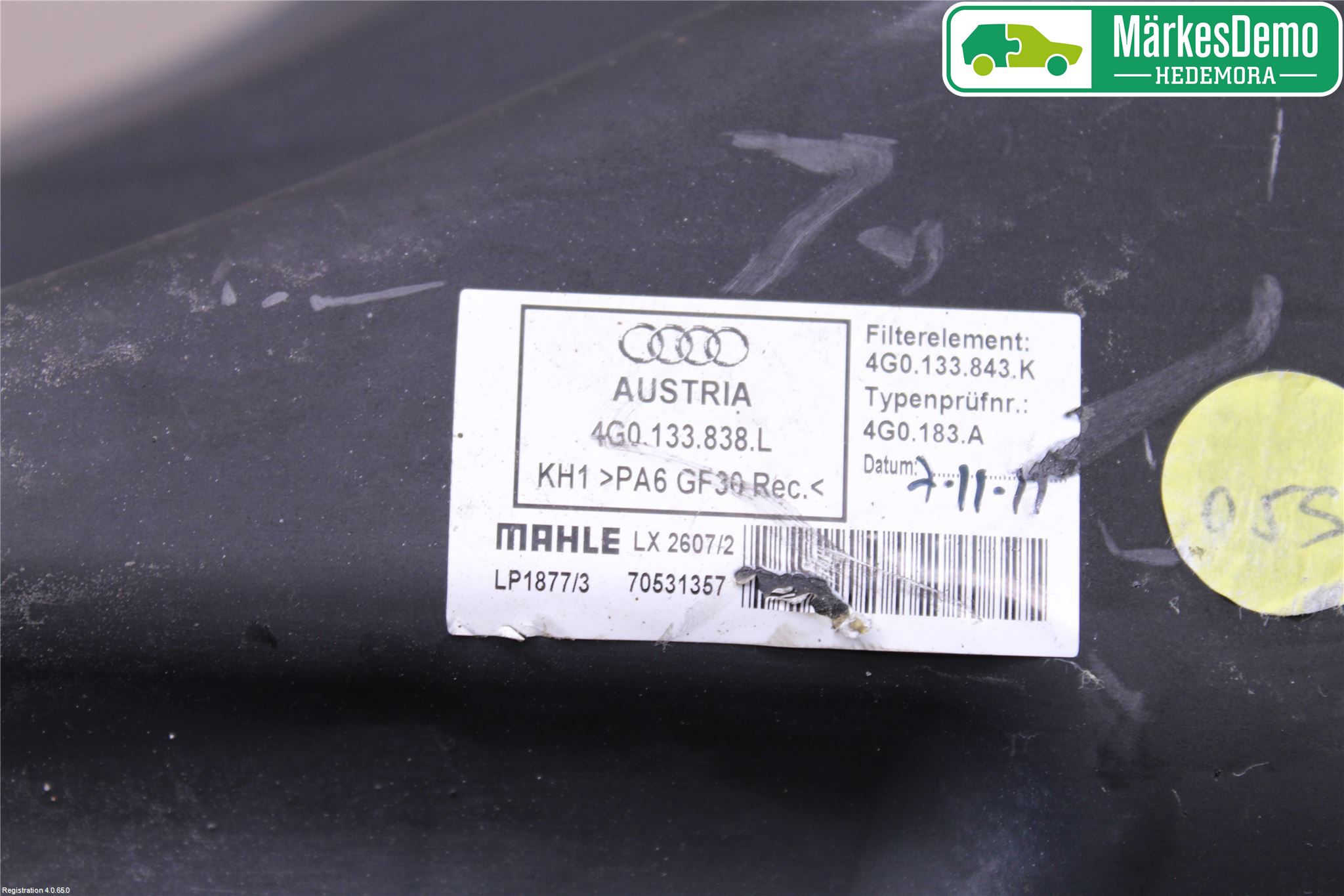 Audi A6/S6 4G 11-18 Luftrenare