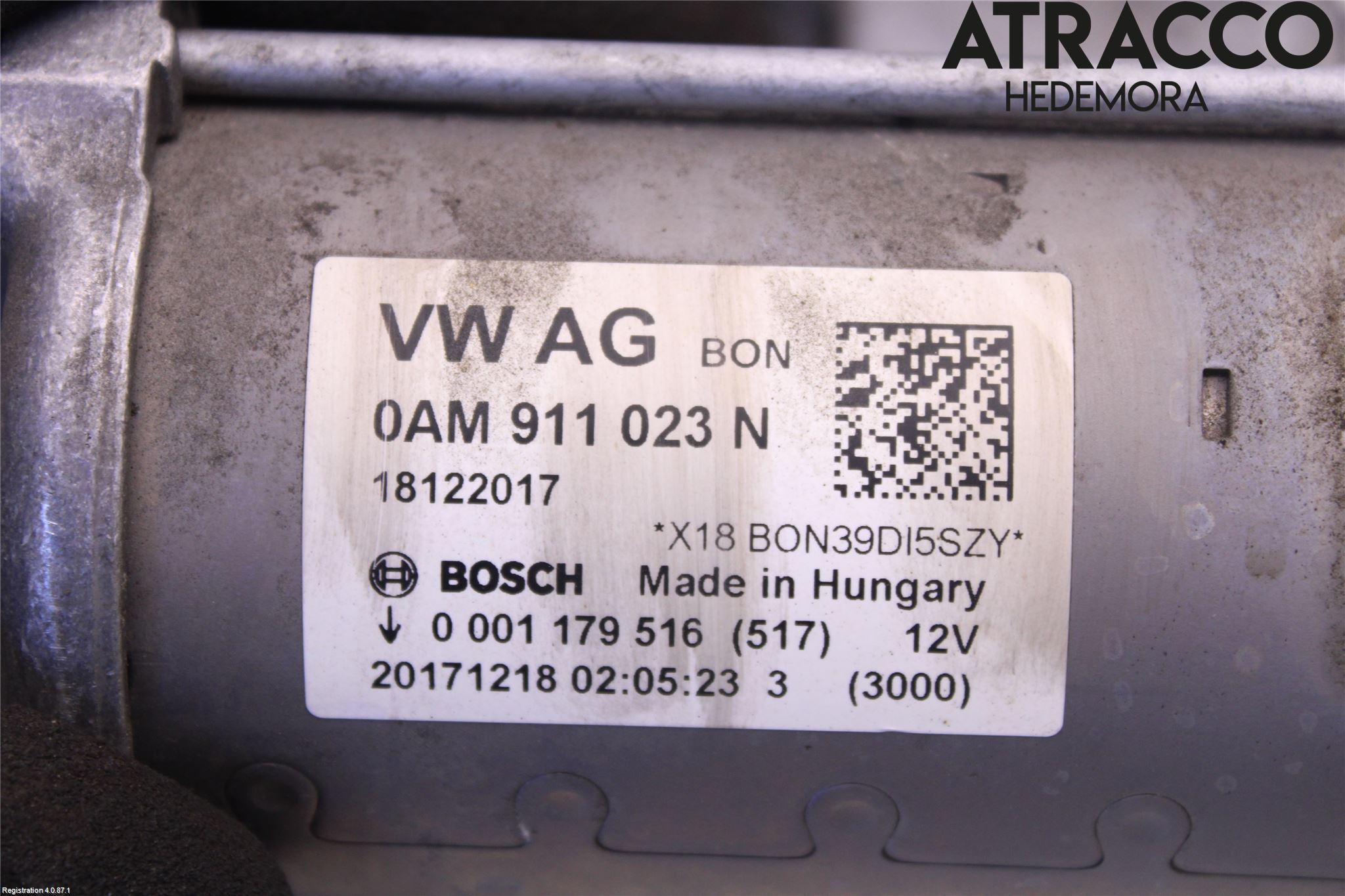 Volkswagen VW GOLF / E-GOLF VII 13-20 Startmotor