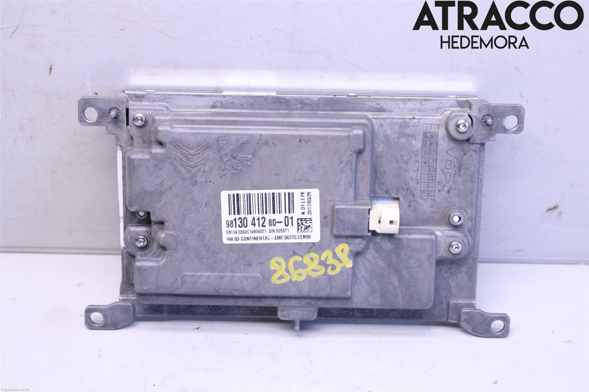 Citroen JUMPY/E-JUMPY 16- Bildskärm