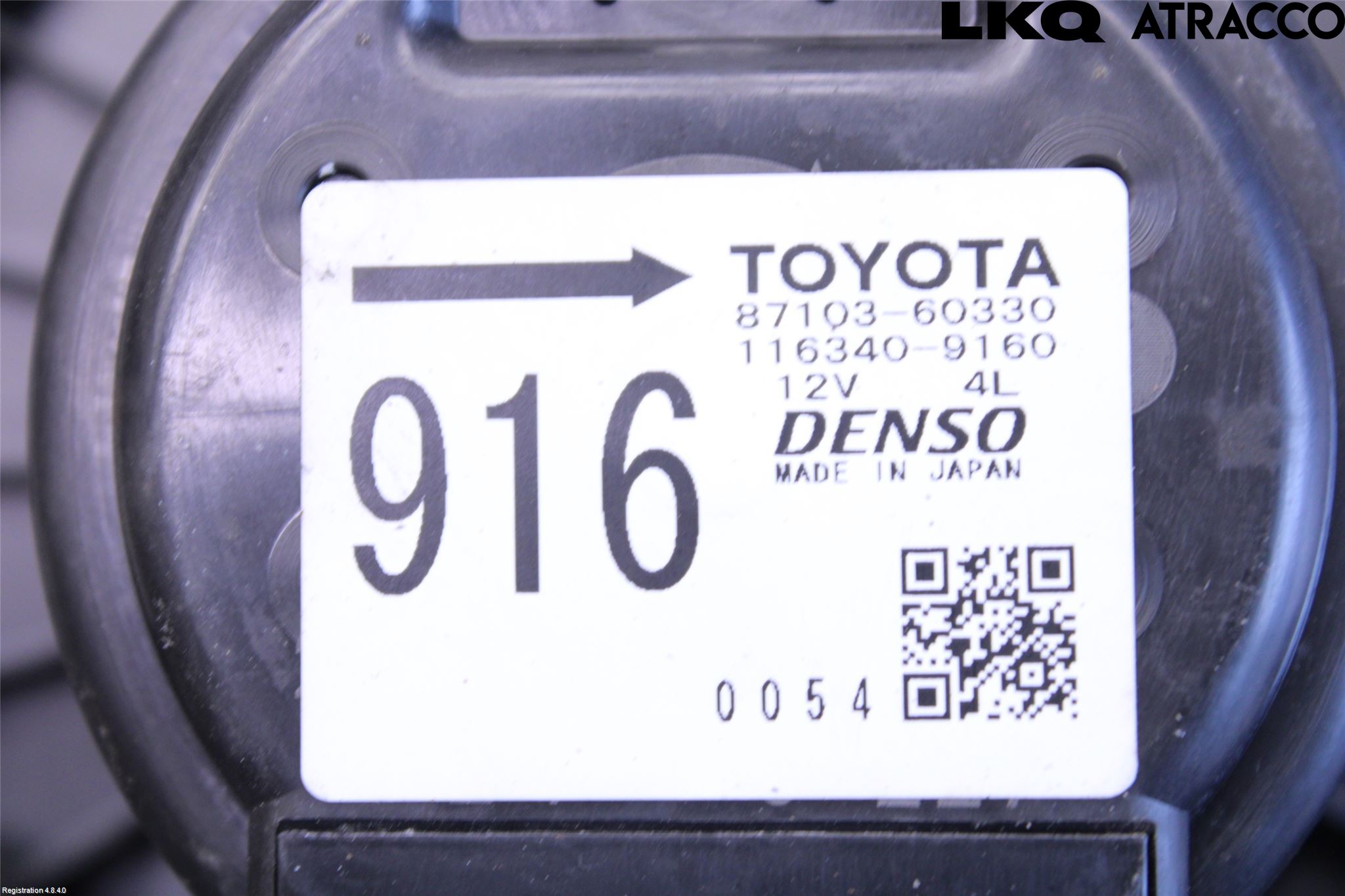 Toyota LANDCRUISER J120 02-09 Ac Värmefläkt