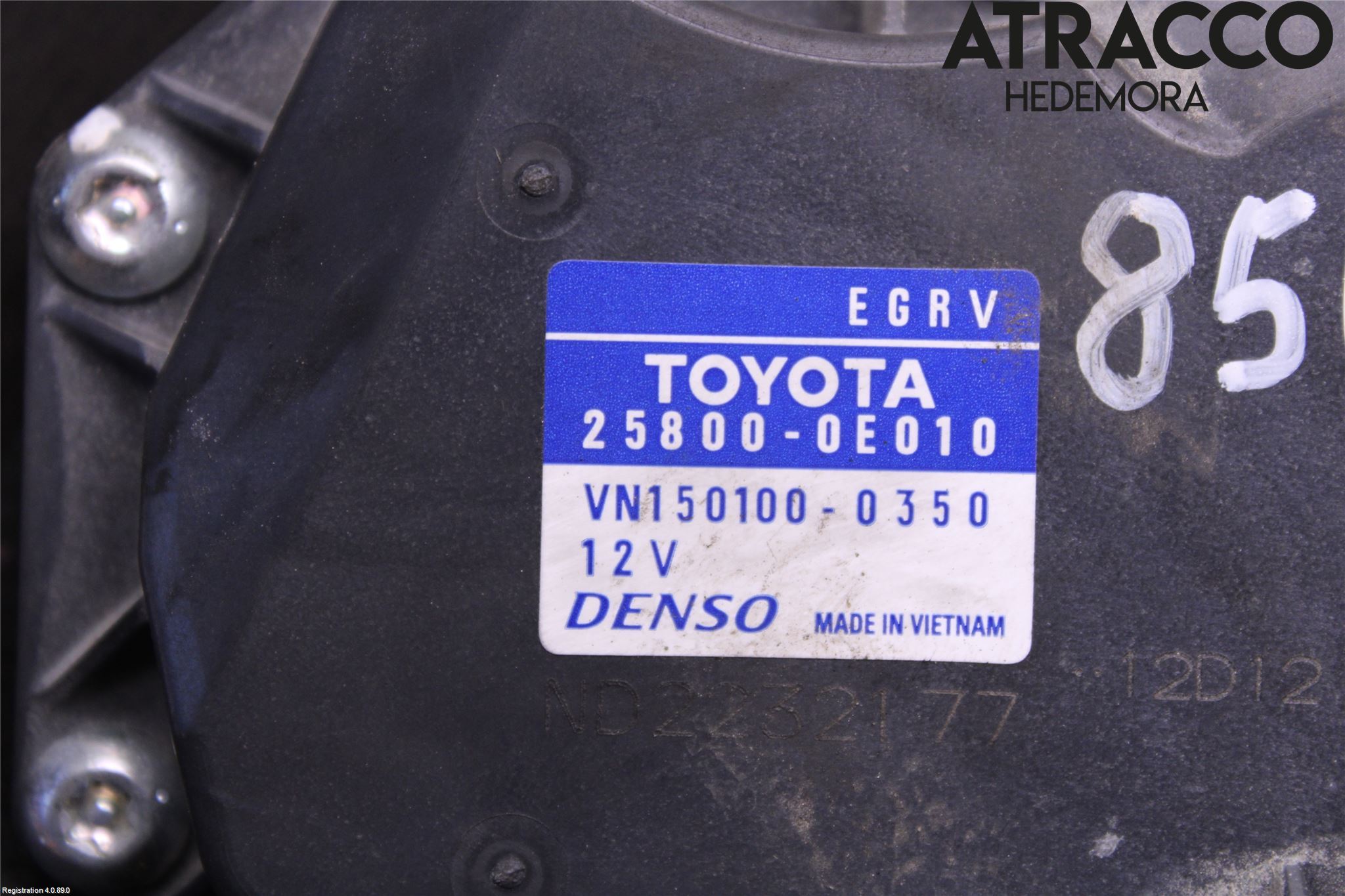 Toyota HILUX 16- Egr Ventil