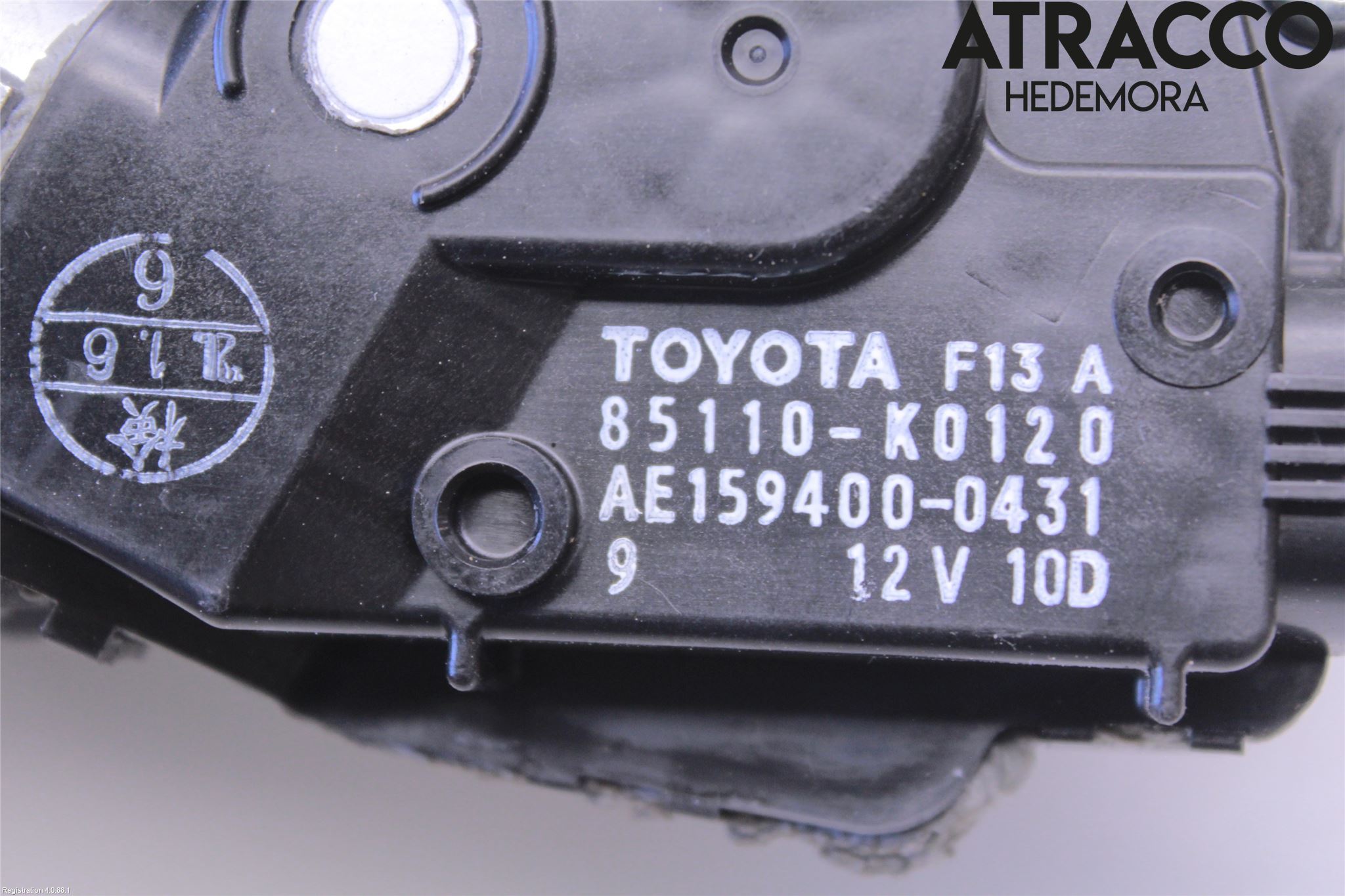 Toyota YARIS XP21 20- Torkarmekanism Vindruta