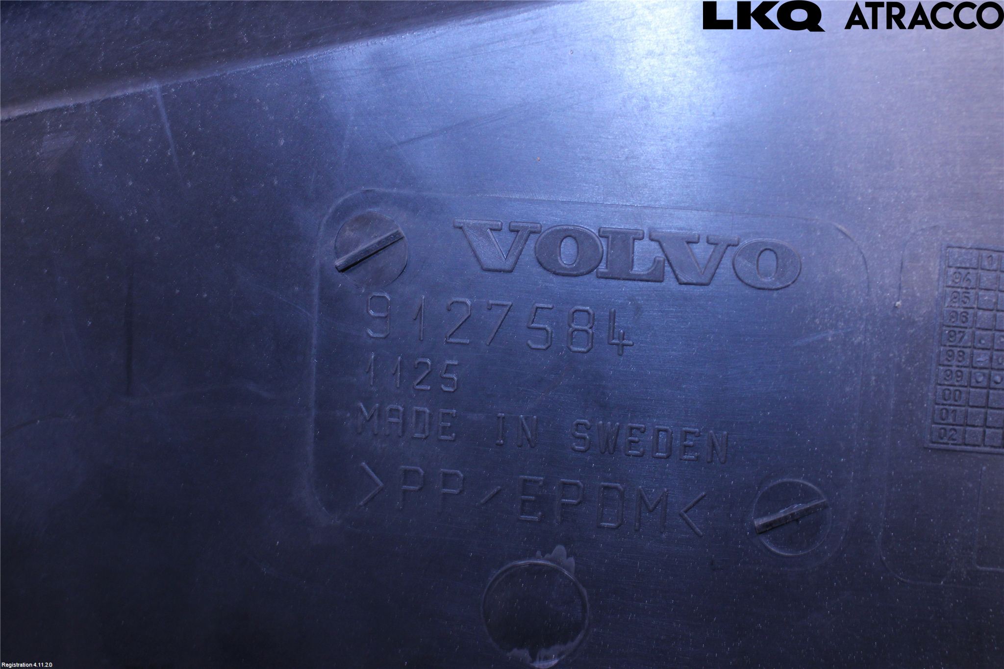 Volvo S70/V70/XC  97-00 Torpedplåt-Torpedplast