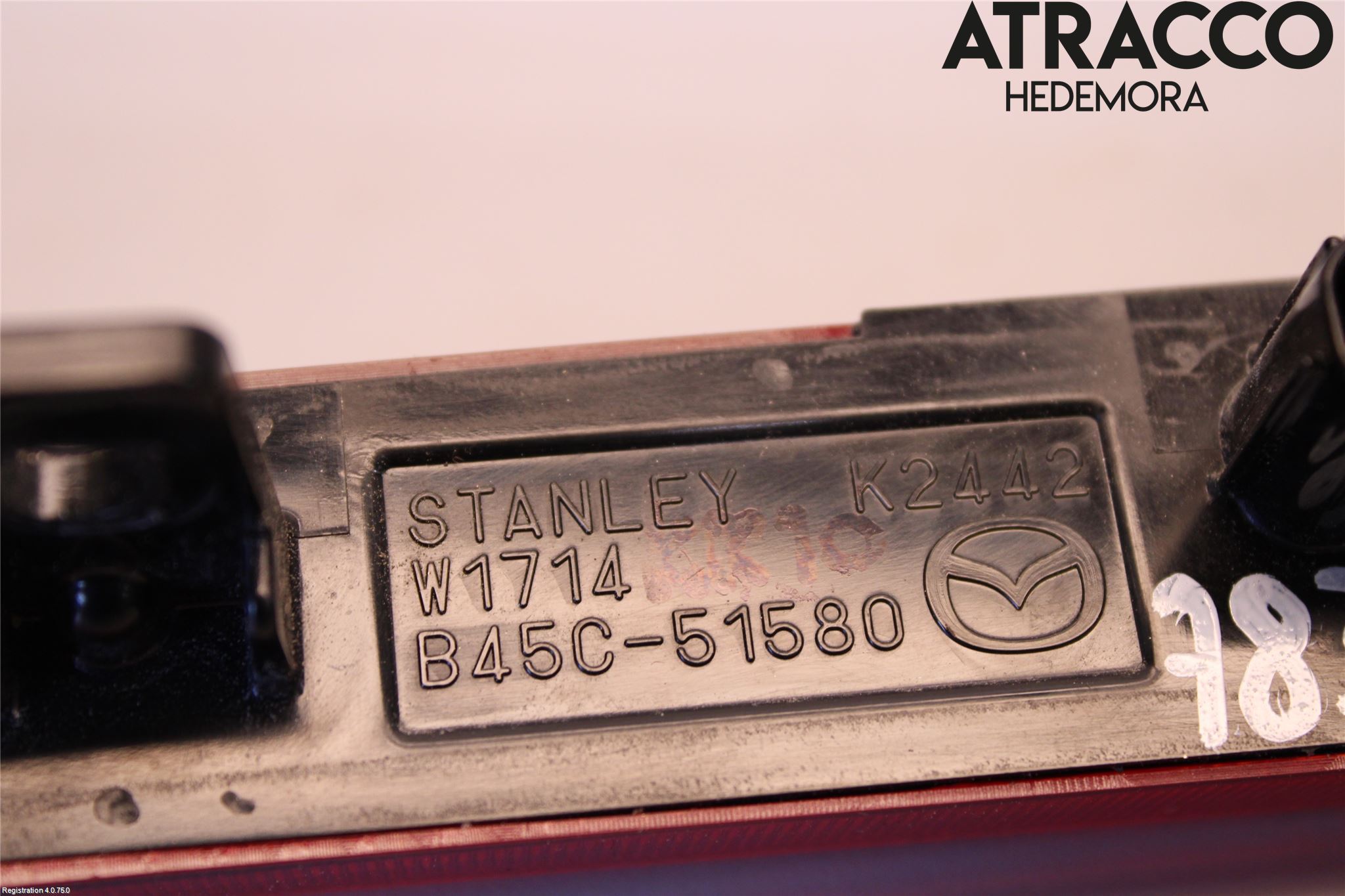 Mazda CX-3 Bromsljus Bakruta