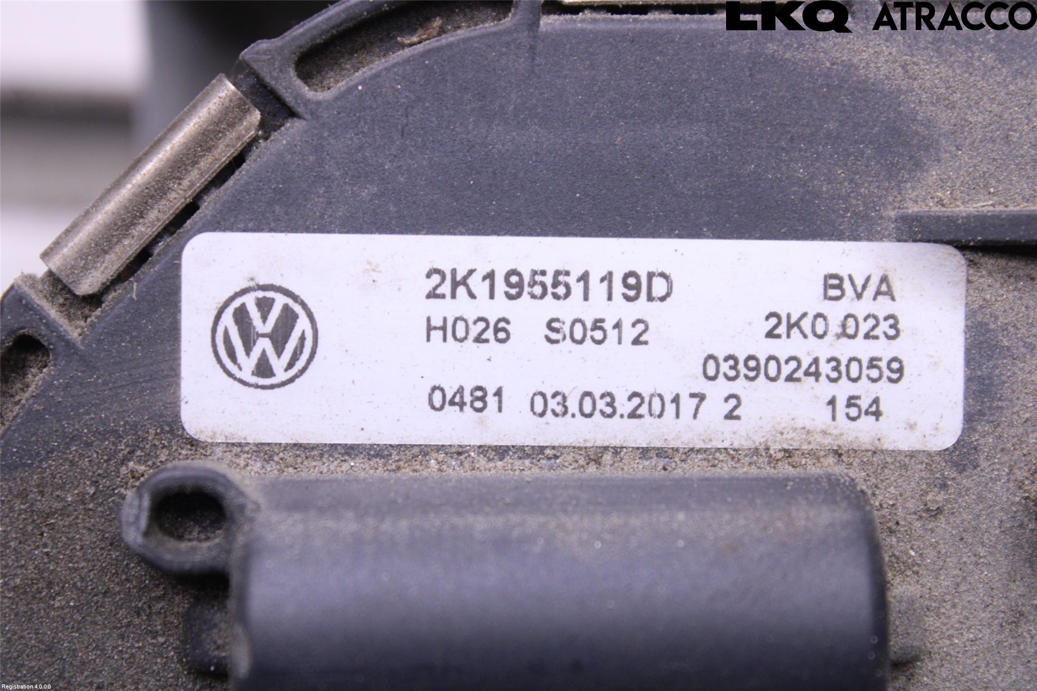 Volkswagen VW CADDY 16-20 Torkarmotor Vindruta