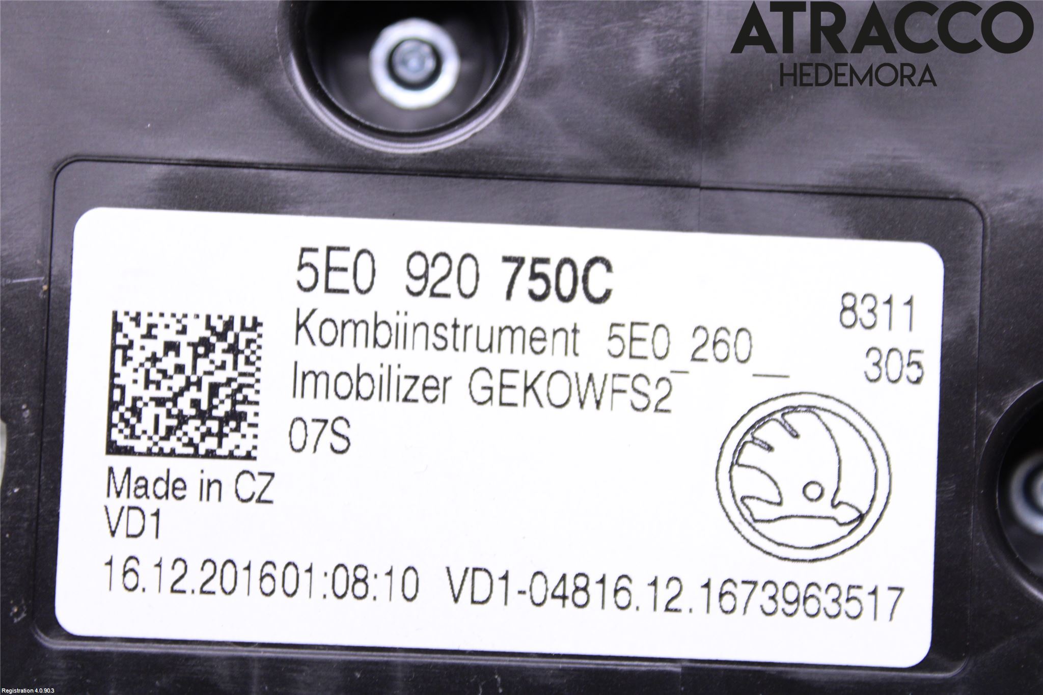 Skoda OCTAVIA (5E) 13-20 Instrument Komb