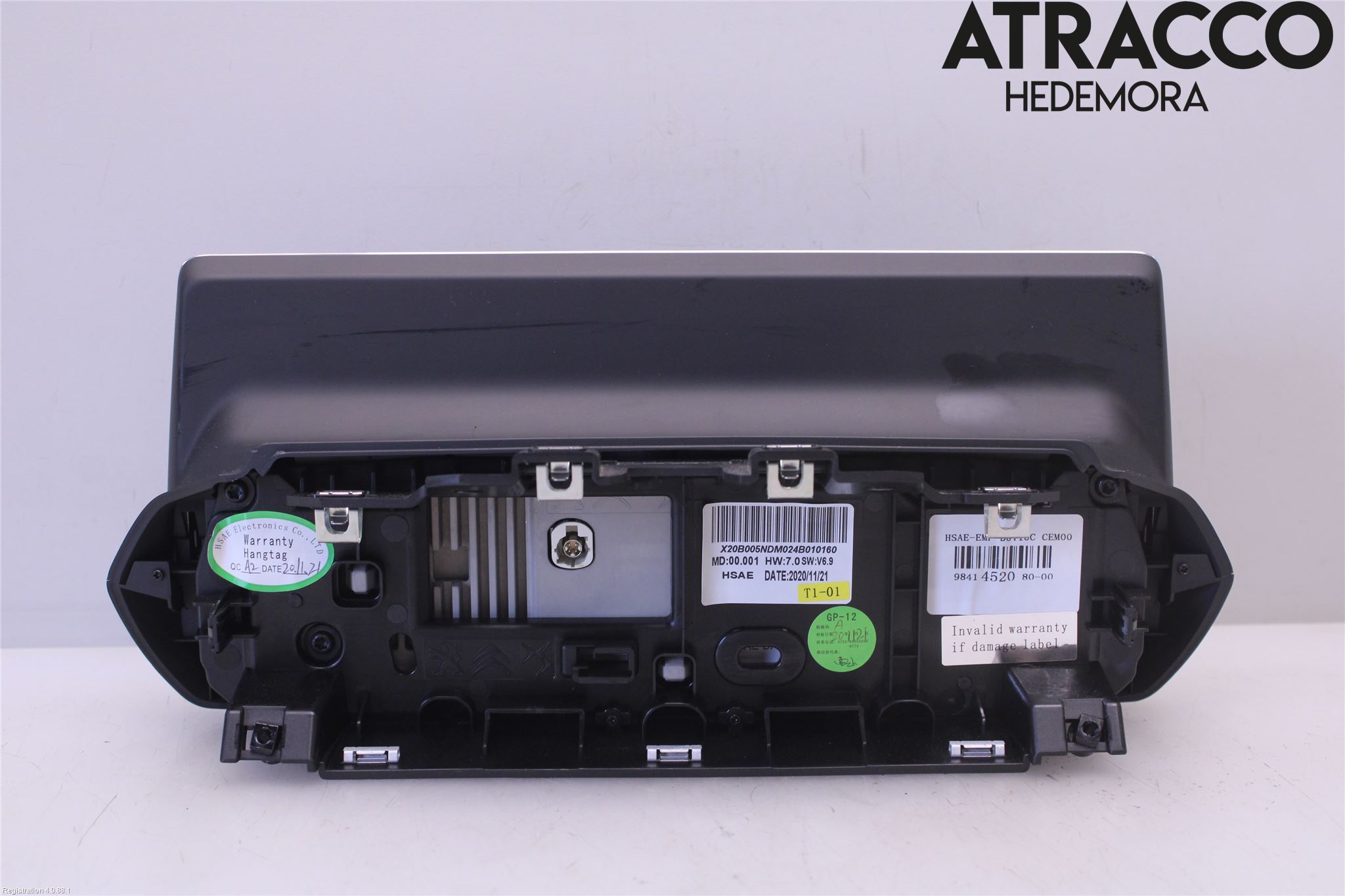 Peugeot 2008/E-2008 20- Multifunktionsdisplay