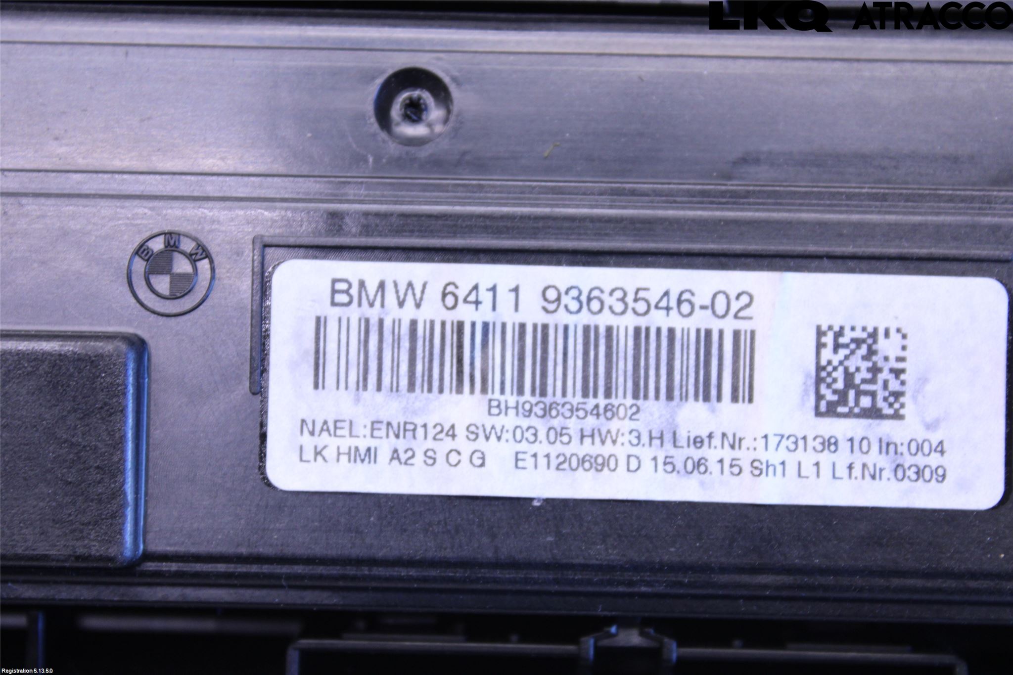 BMW 1 F20/F21 11-19 Ac Styrenhet Ac Manöveren