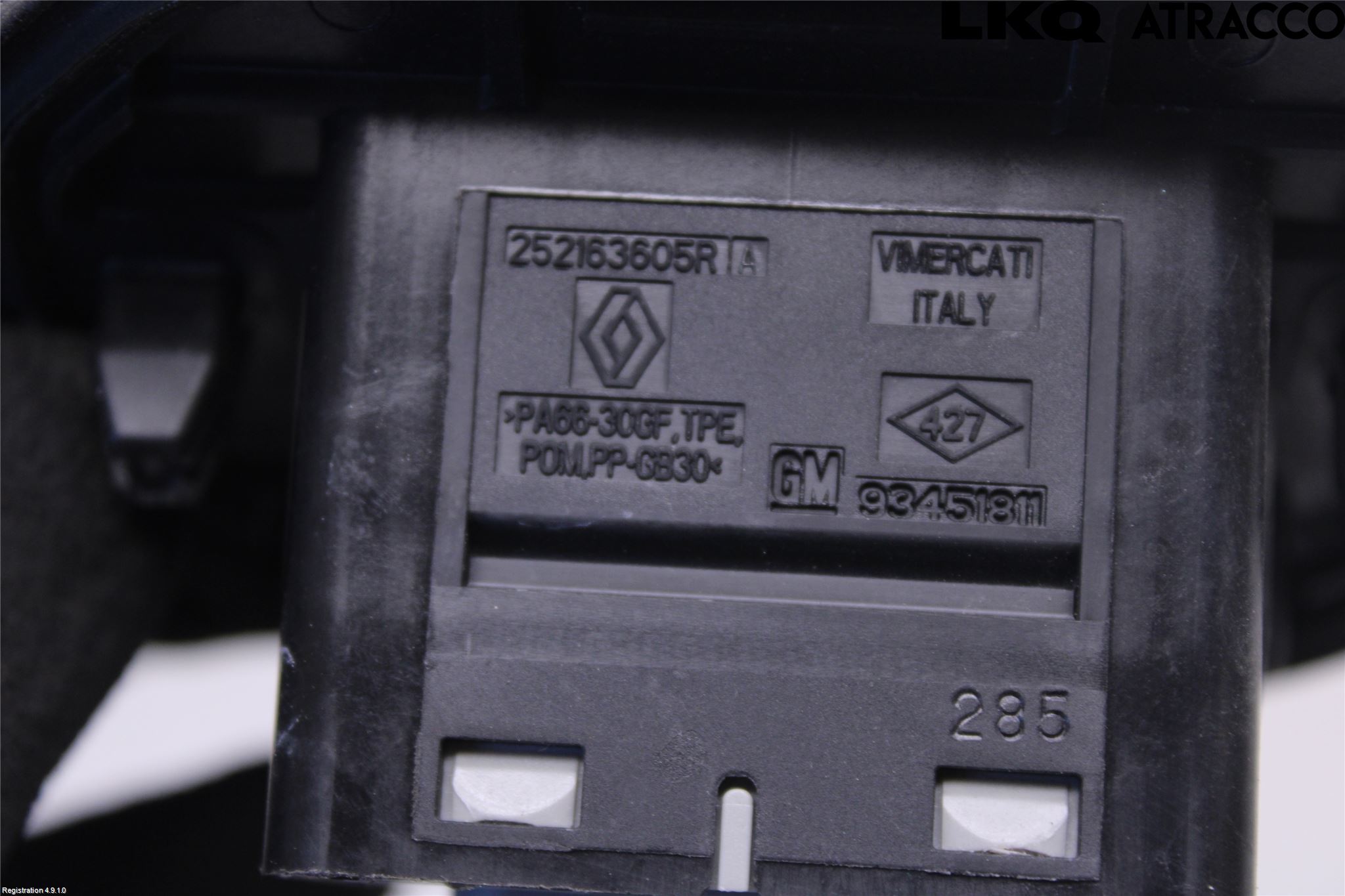 Opel VIVARO 15-19 Centrallåskontakt Vid Lås