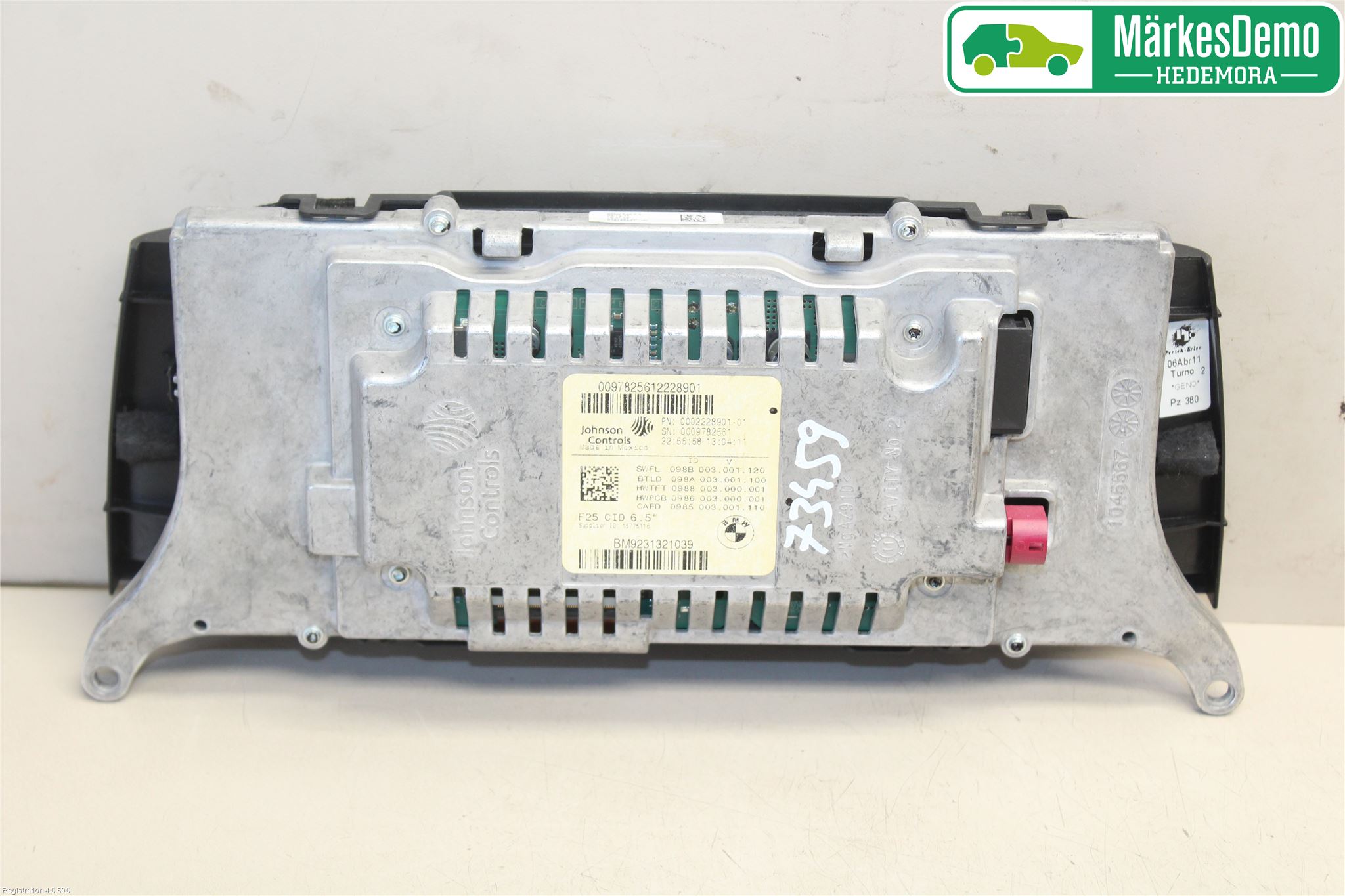 BMW X3 F25 10-17 Multifunktionsdisplay