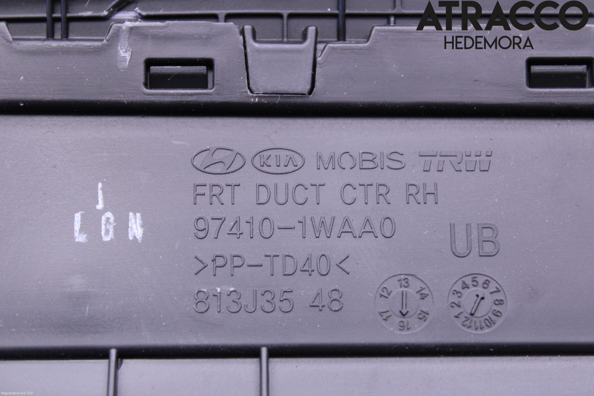Kia RIO 12-16 Defrosterkanal-Munstycke