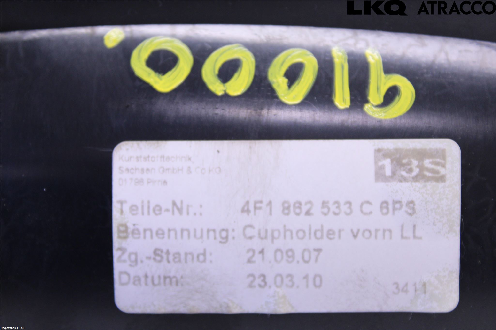 Audi A6/S6     05-11 Mugghållare