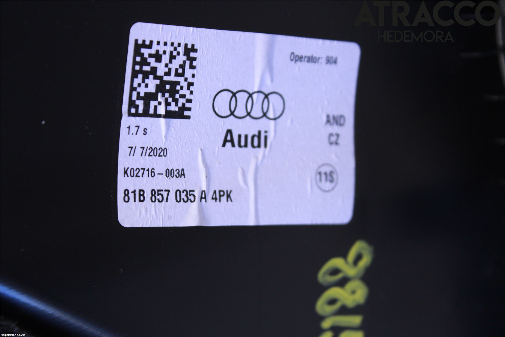 Audi Q2/SQ2 17- Handskfack